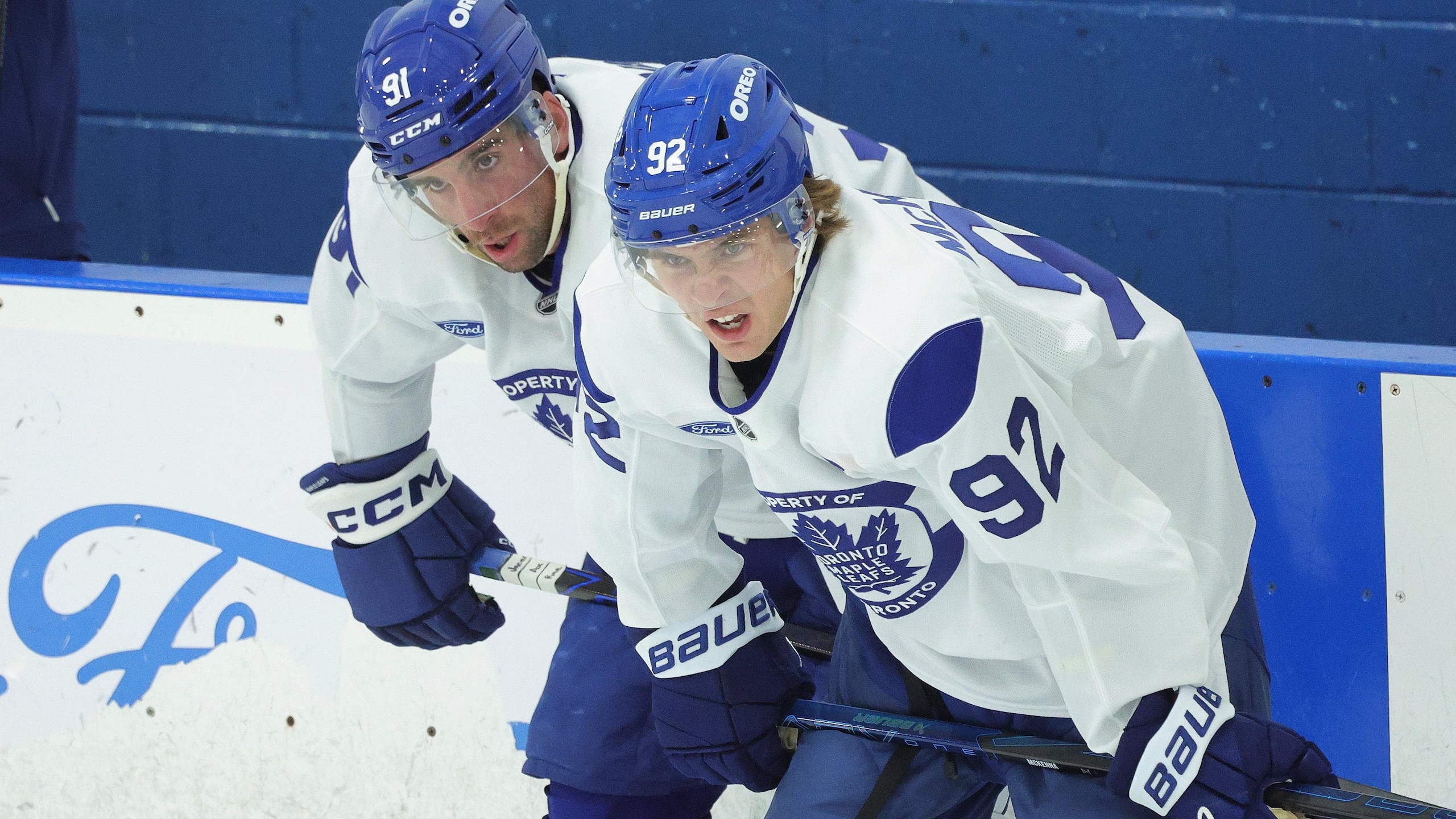 Photo-Leafs first on-ice practice