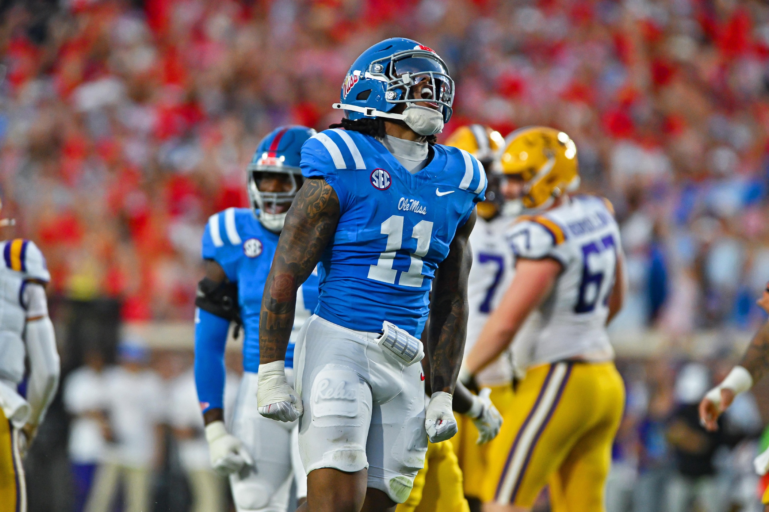 COLLEGE FOOTBALL: SEP 19 LSU at Ole Miss