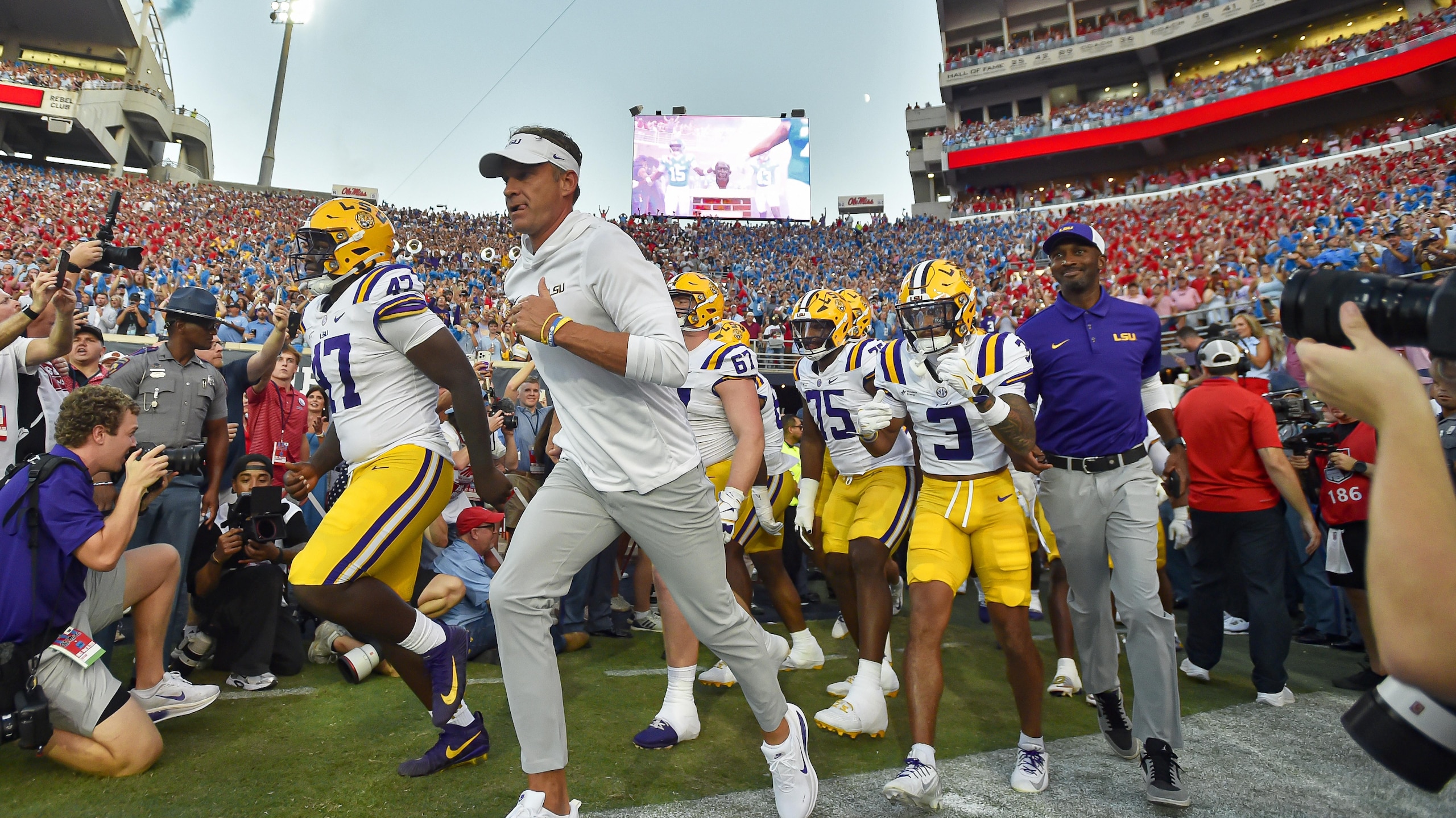 COLLEGE FOOTBALL: SEP 19 LSU at Ole Miss