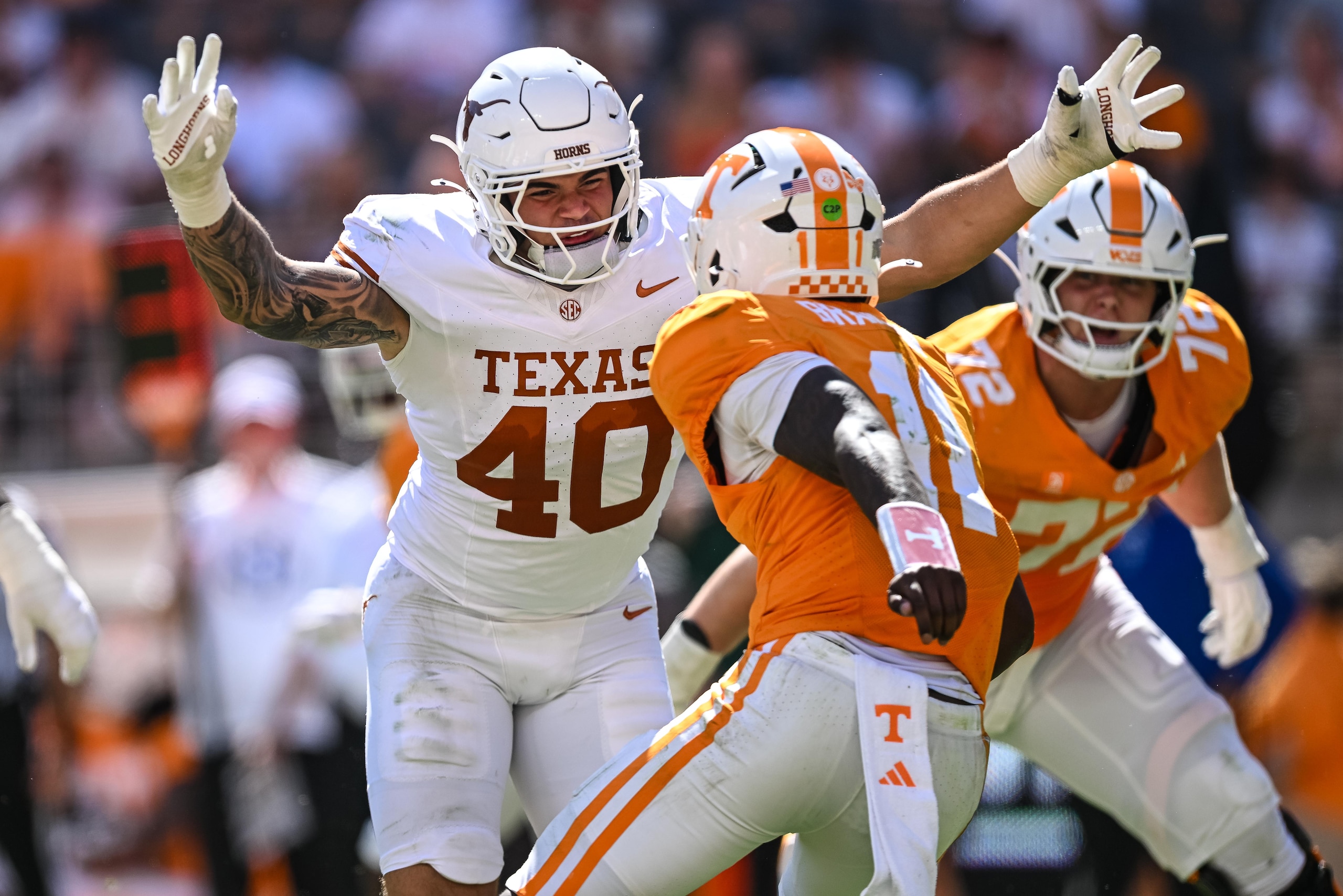 COLLEGE FOOTBALL: SEP 26 Texas at Tennessee COLLEGE FOOTBALL: SEP 26 Texas at Tennessee