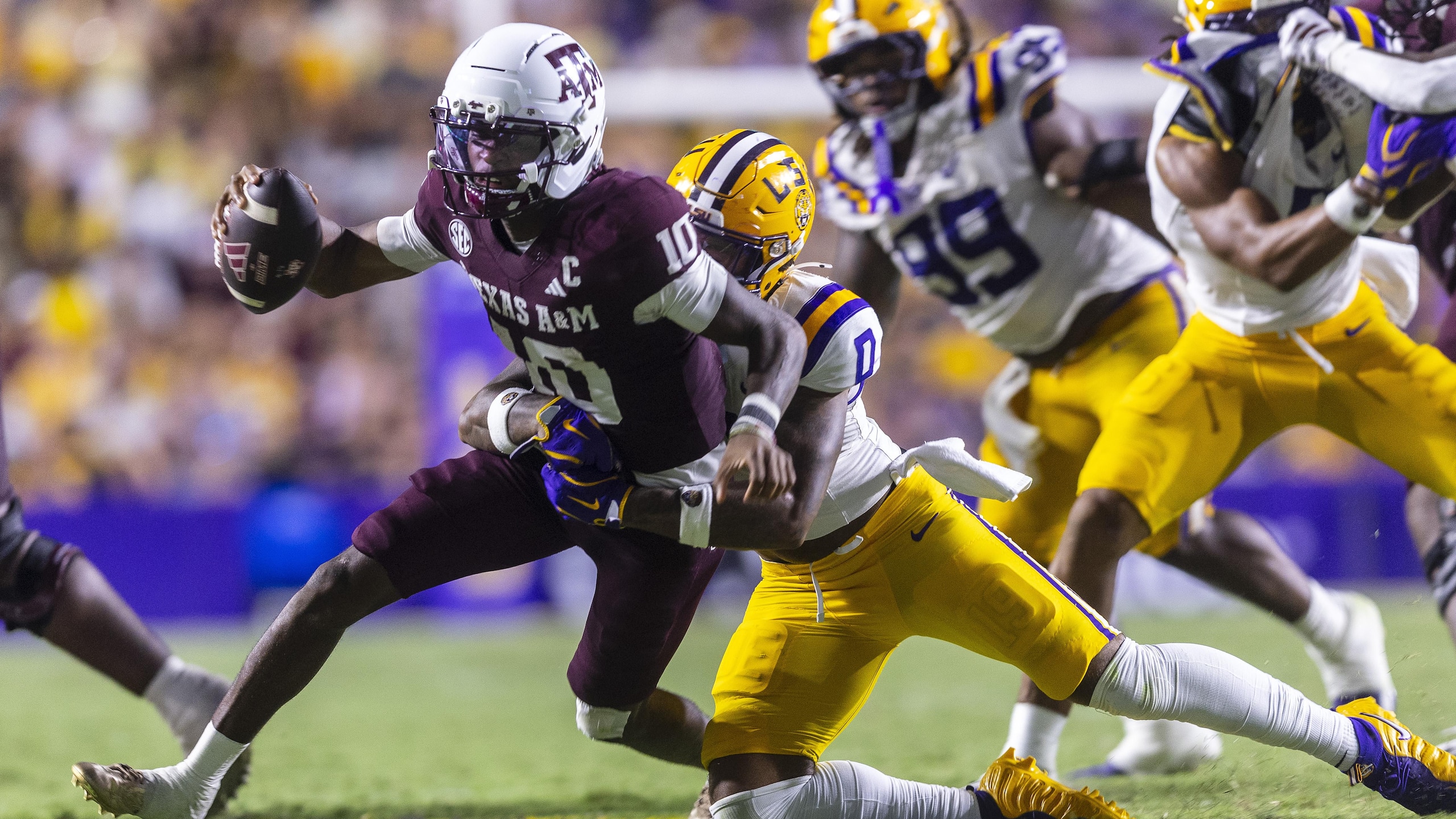COLLEGE FOOTBALL: SEP 26 Texas A&M at LSU