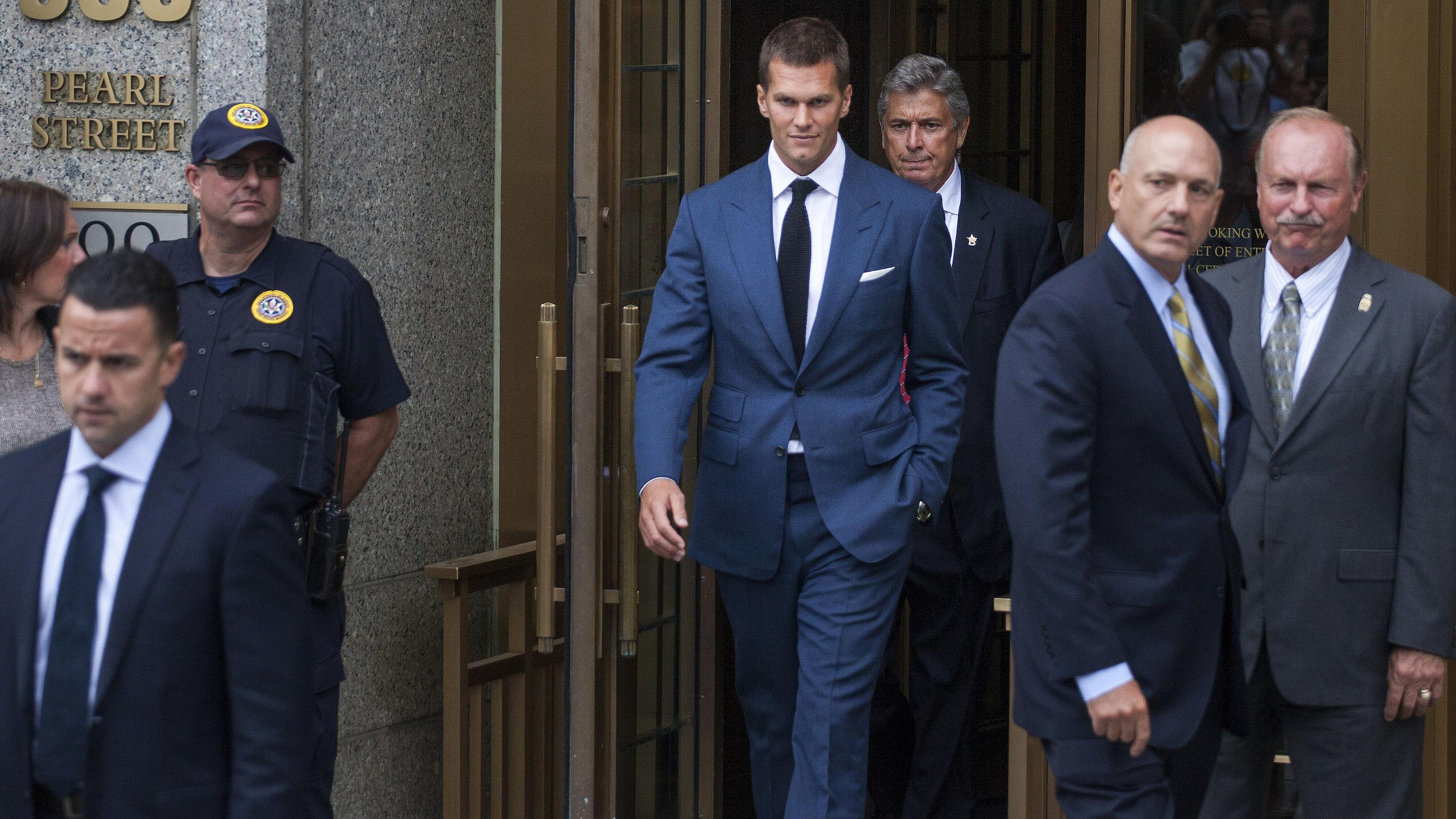 New England Patriots Quarterback Tom Brady & NFL Commissioner Roger Goodell In Court For "Deflategate" Hearing