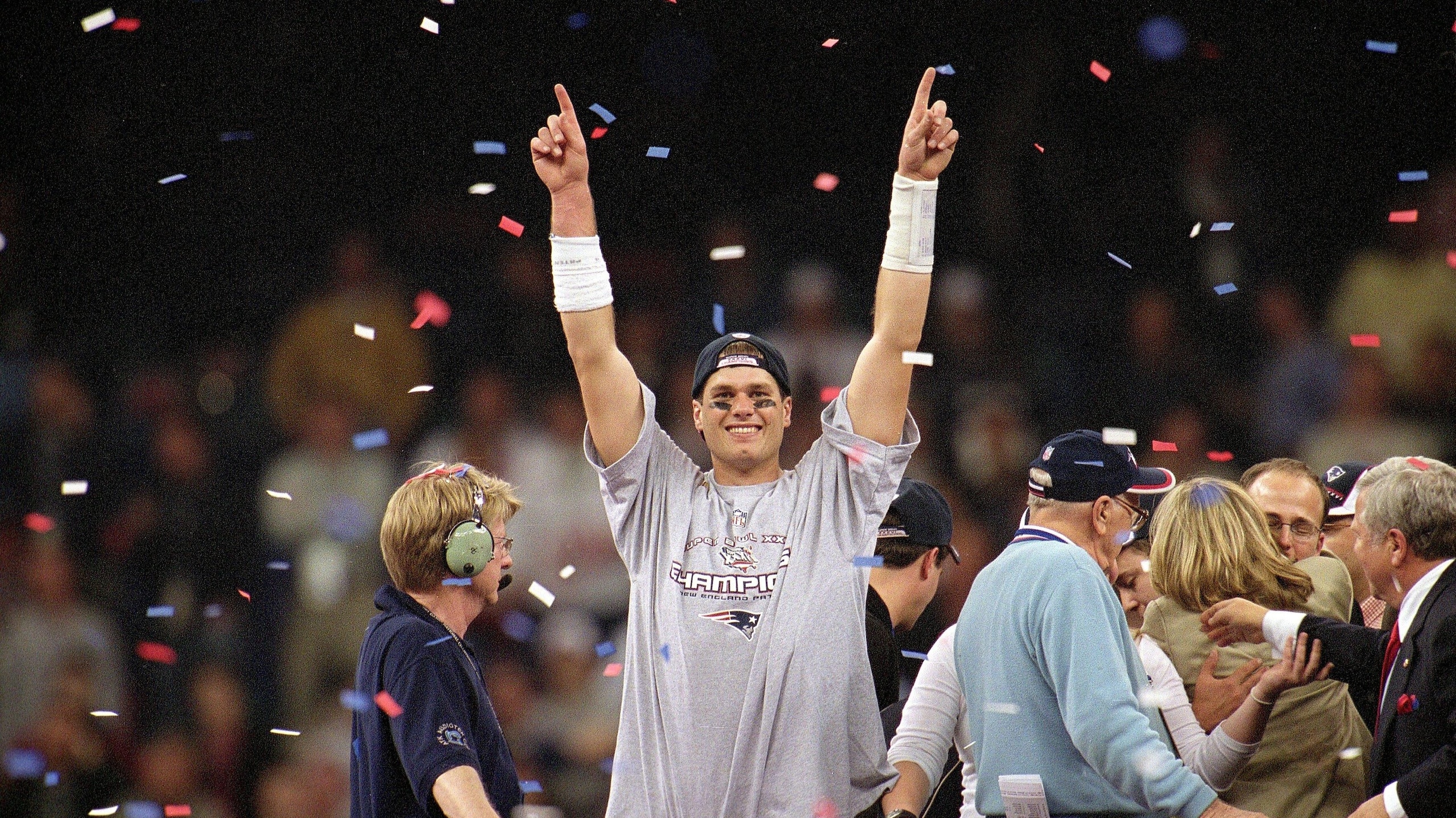 New England Patriots QB Tom Brady, Super Bowl XXXVI