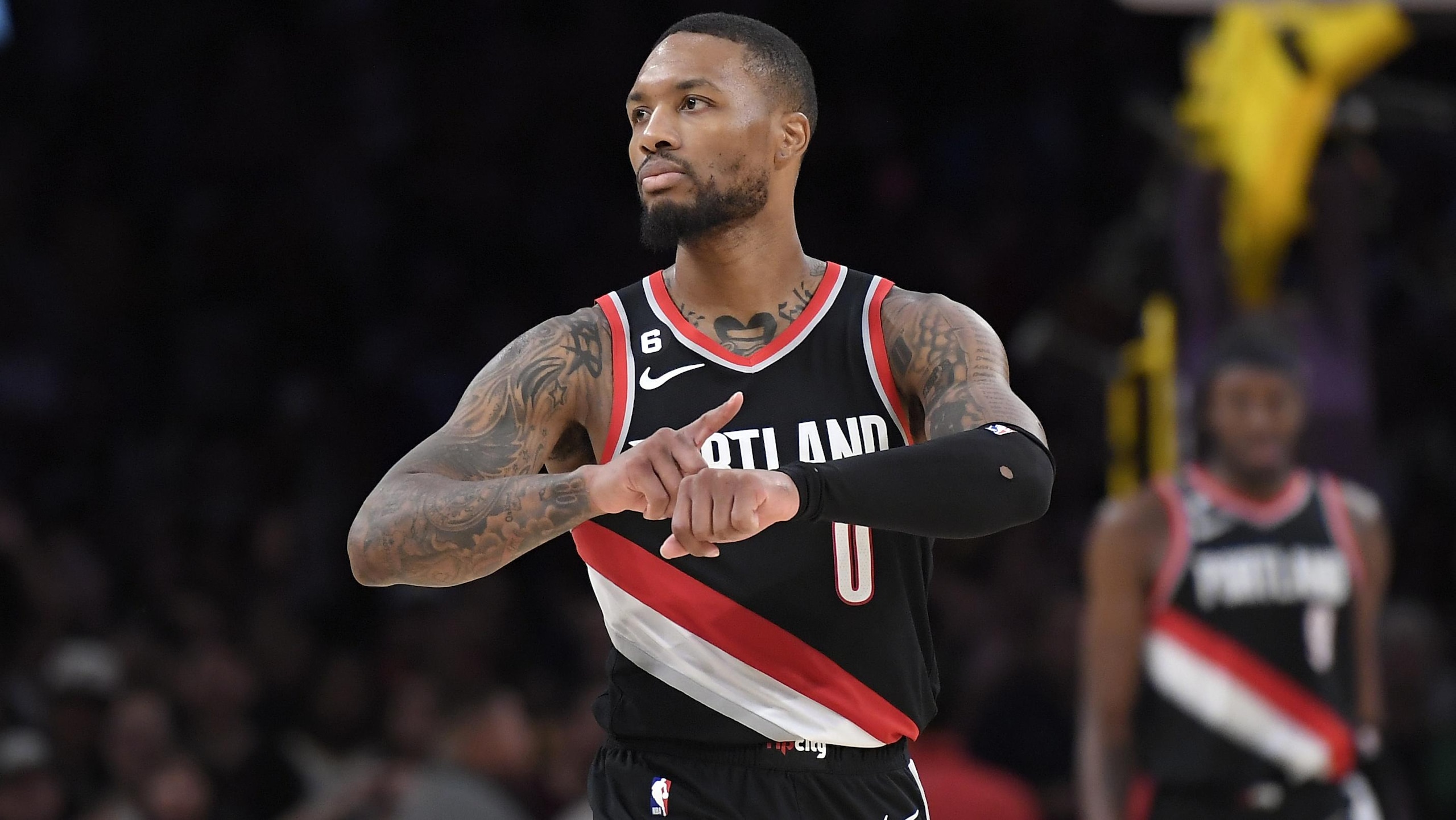 Portland Trail Blazers v Los Angeles Lakers