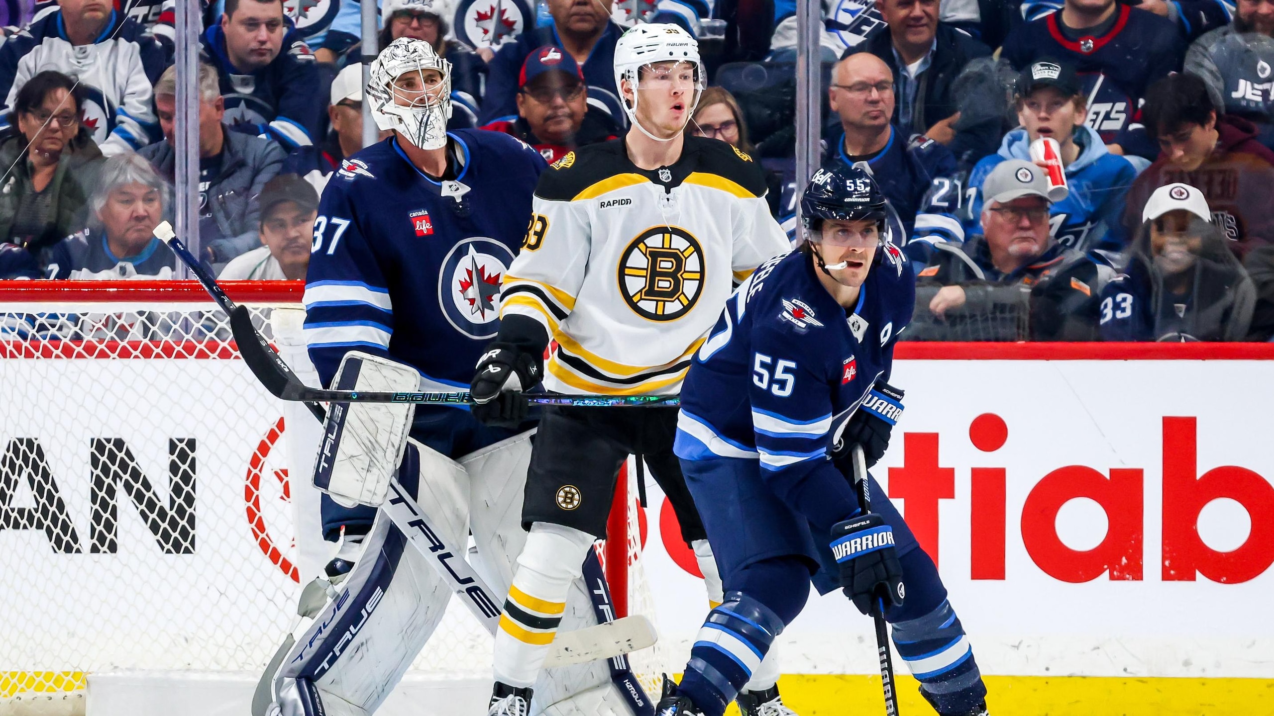 Boston Bruins v Winnipeg Jets