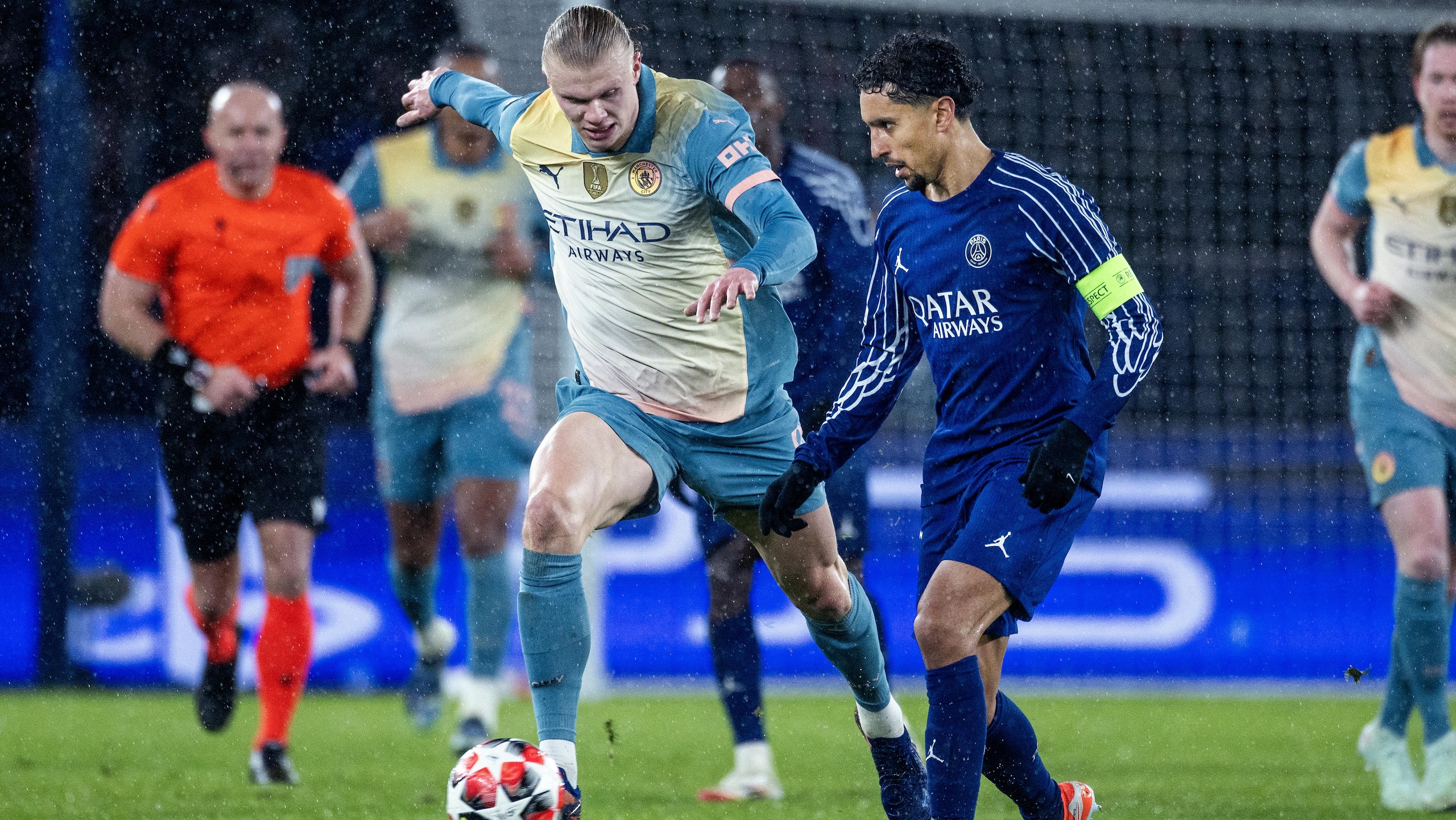 Paris Saint-Germain V Manchester City, UEFA Champions League.