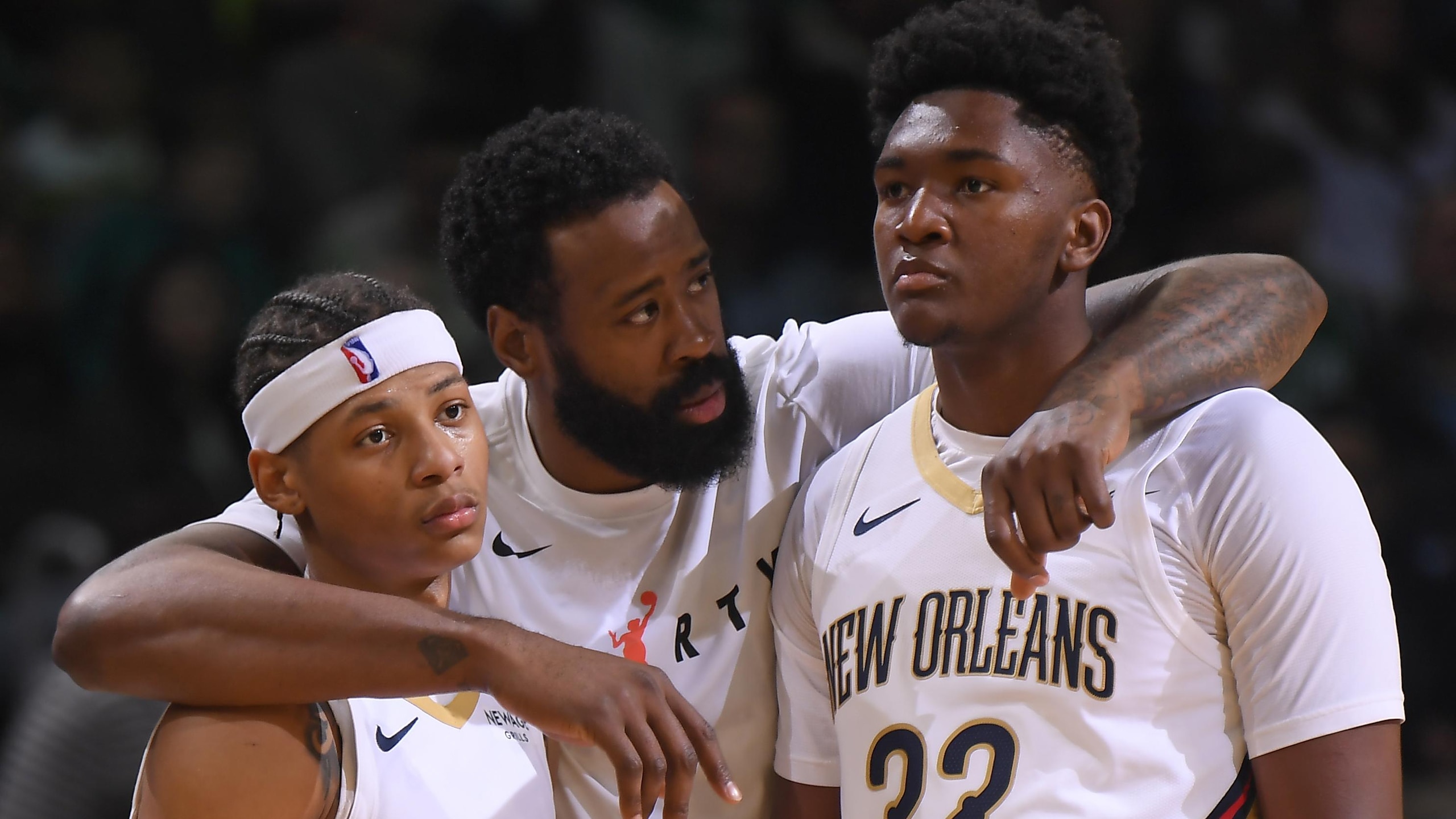 New Orleans Pelicans v Boston Celtics New Orleans Pelicans v Boston Celtics