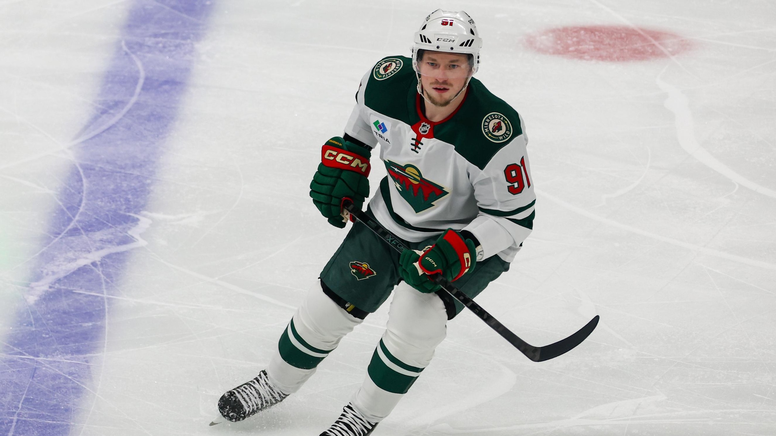 NHL: APR 18 Playoffs First Round Wild at Stars