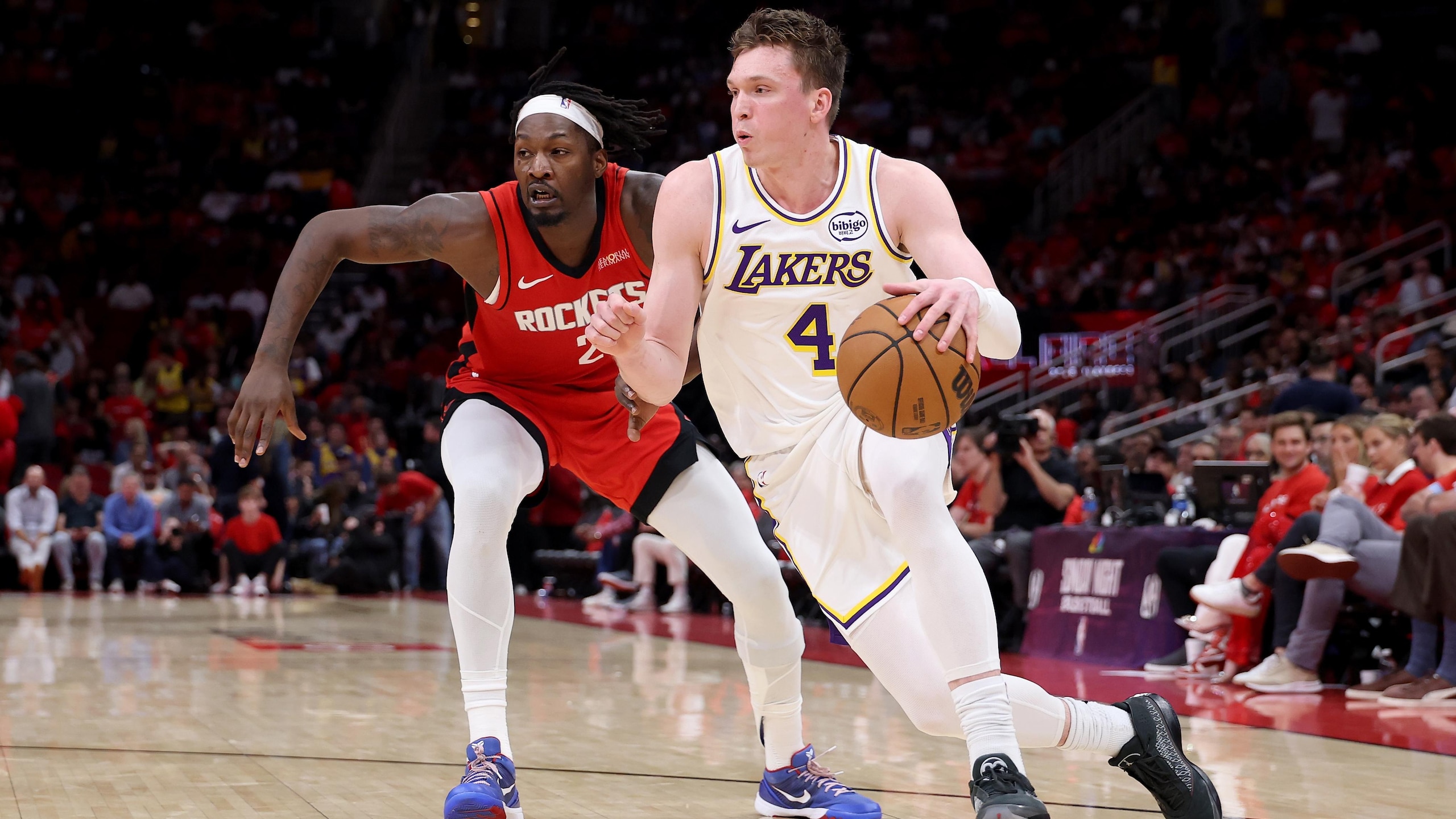 Los Angeles Lakers v Houston Rockets - Game Four Los Angeles Lakers v Houston Rockets - Game Four