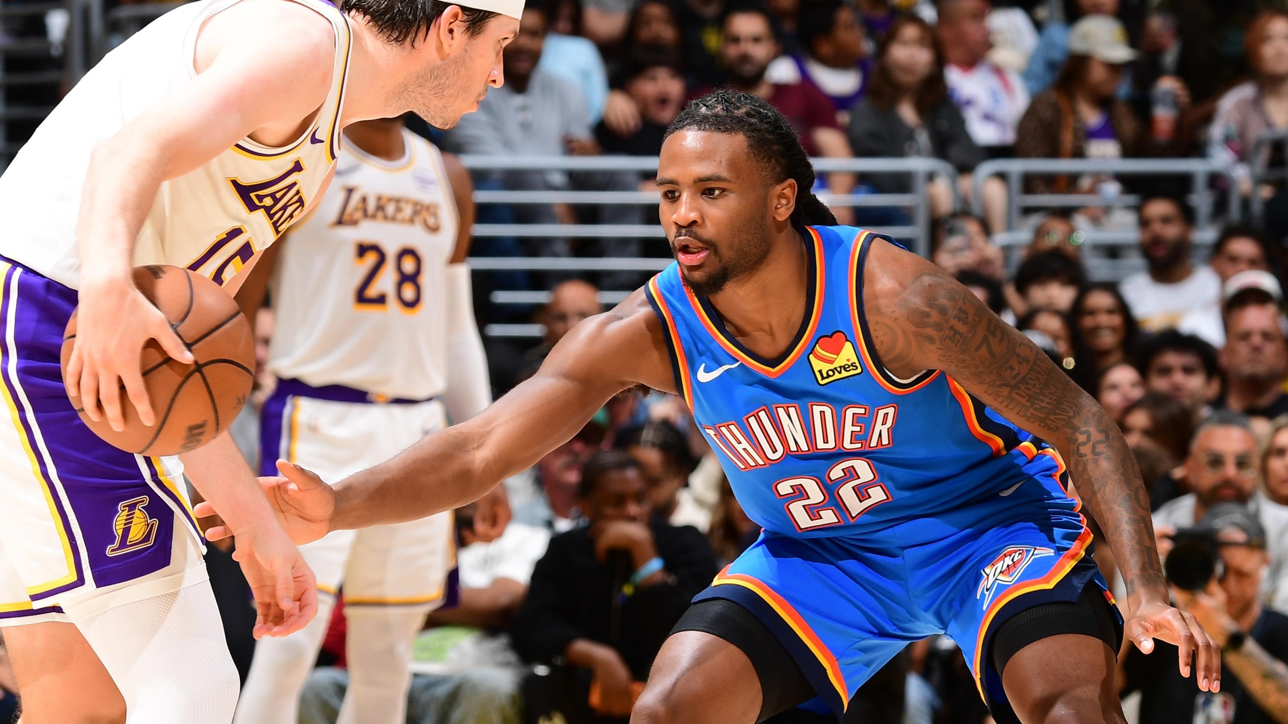 Oklahoma City Thunder v Los Angeles Lakers - Game Three