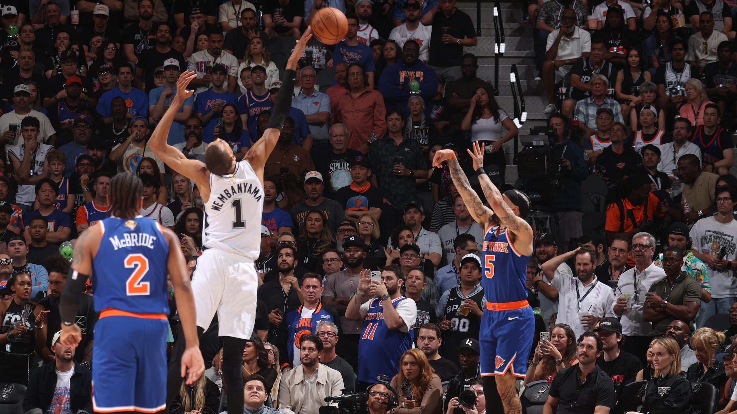 2026 NBA Finals - New York Knicks v San Antonio Spurs