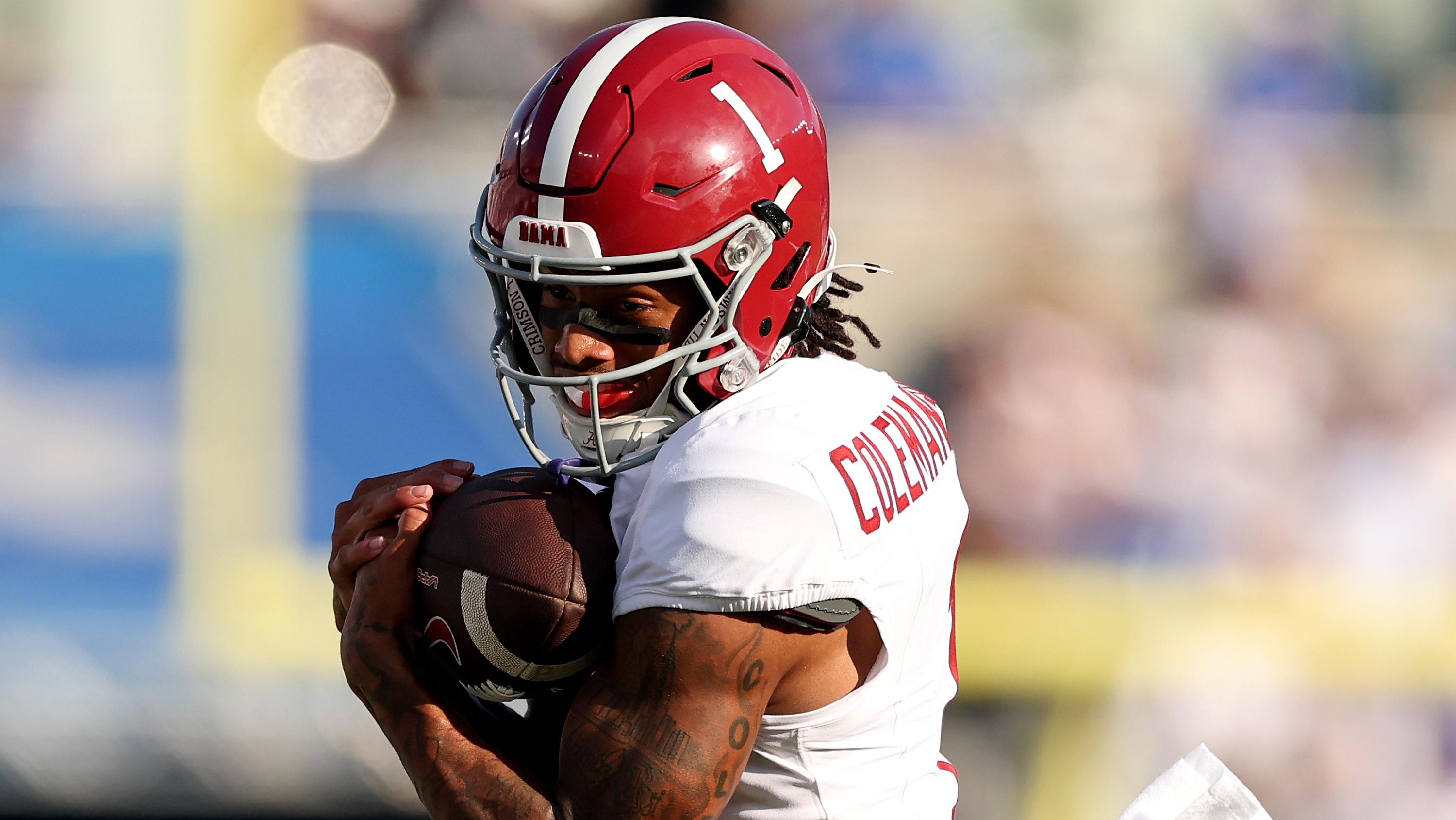 bleacherreport.com - Adam Wells - Alabama's Ryan Coleman-Williams Says He's 'Literally Like Spider-Man' After Fixing Drop Issues