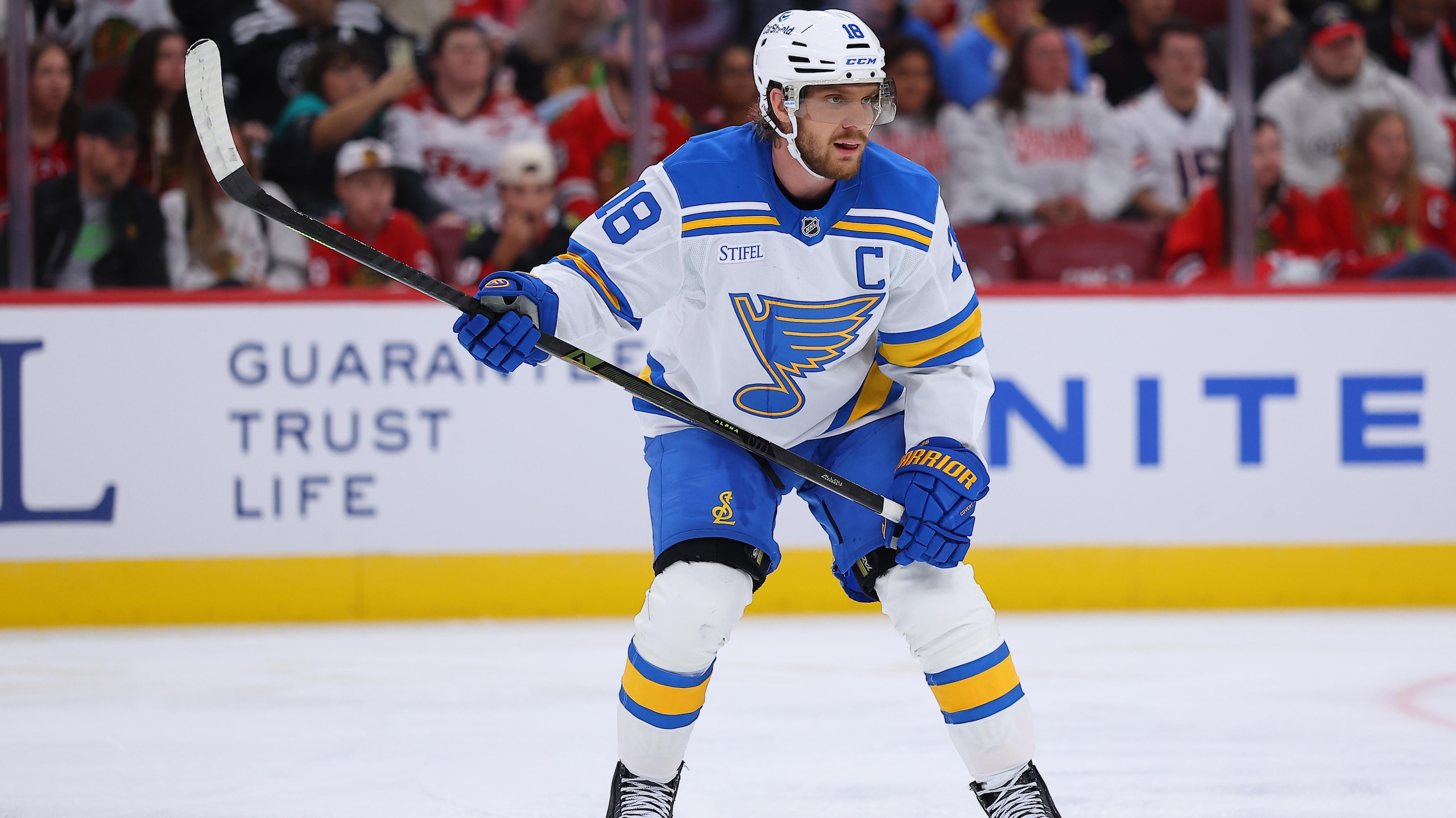 NHL: SEP 26 Preseason Blues at Blackhawks