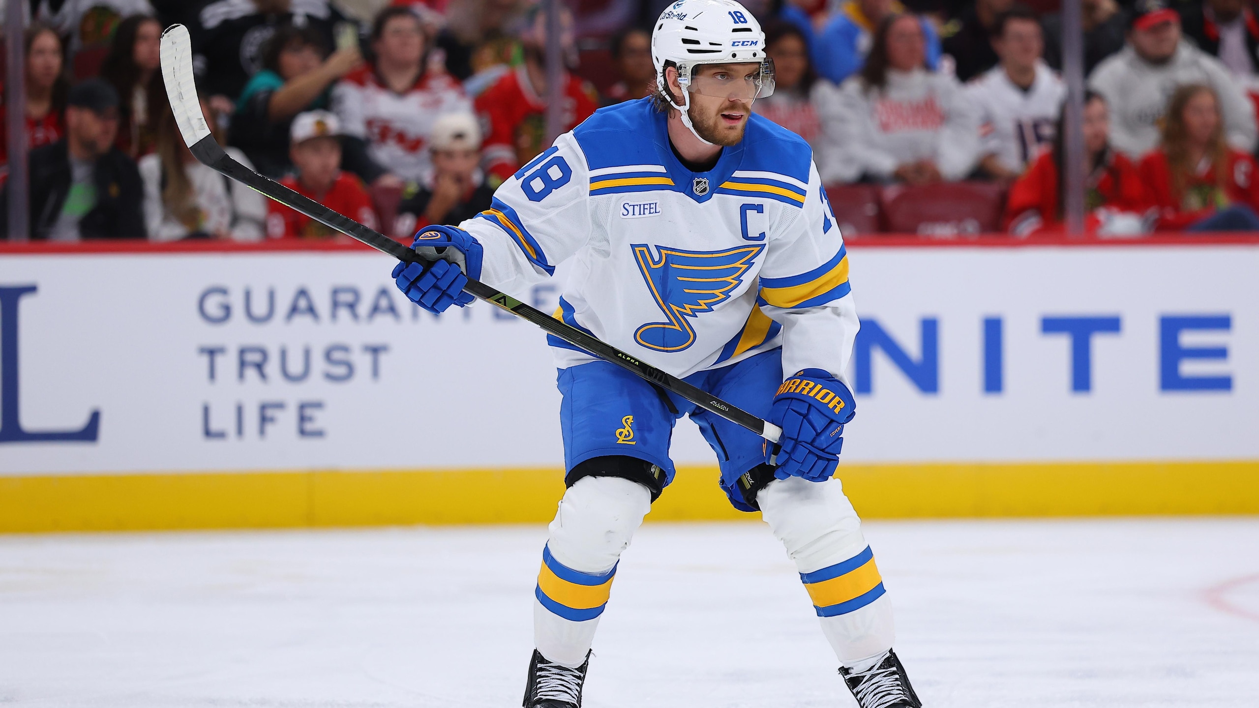 NHL: SEP 26 Preseason Blues at Blackhawks