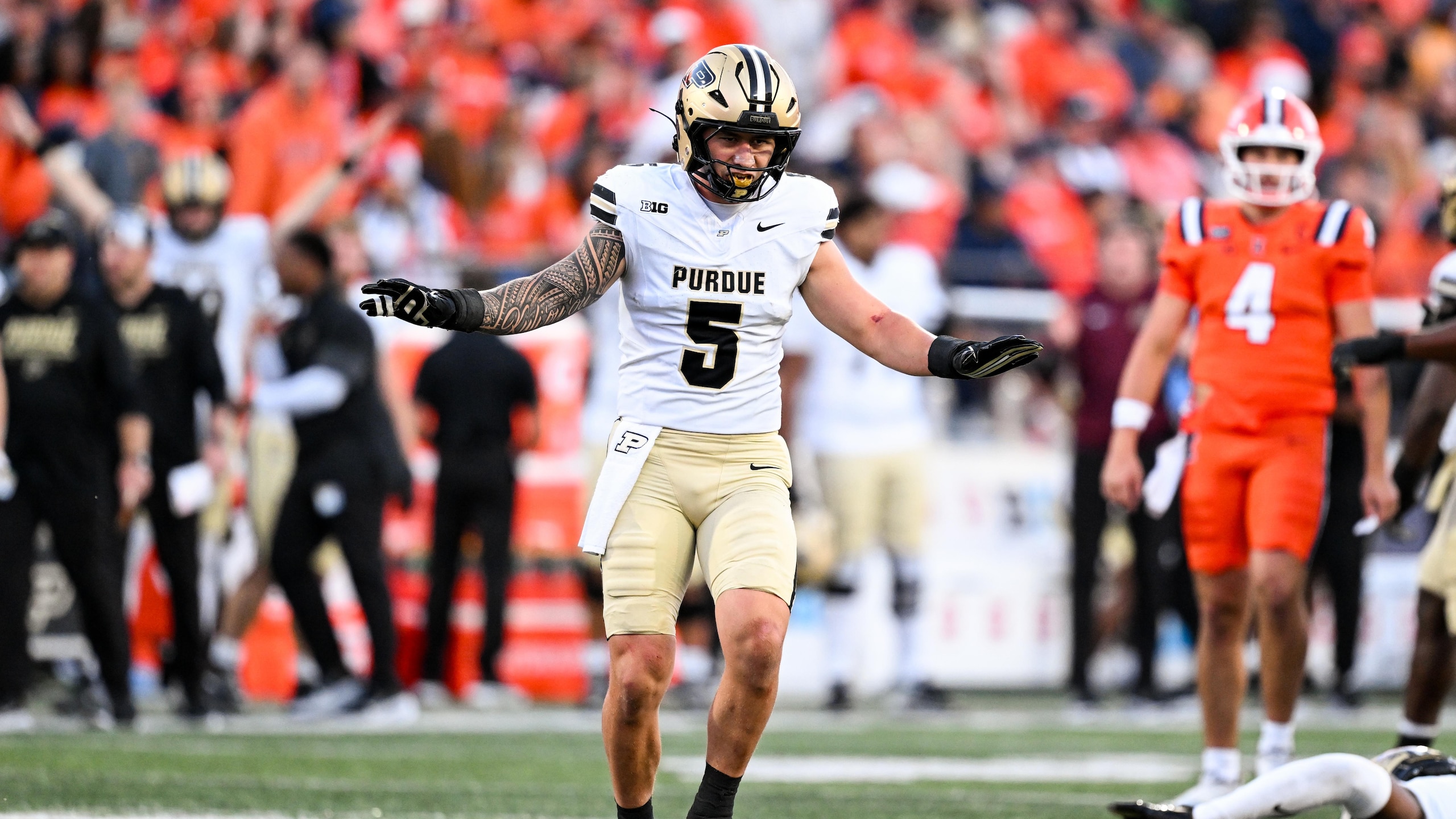 COLLEGE FOOTBALL: OCT 03 Purdue at Illinois