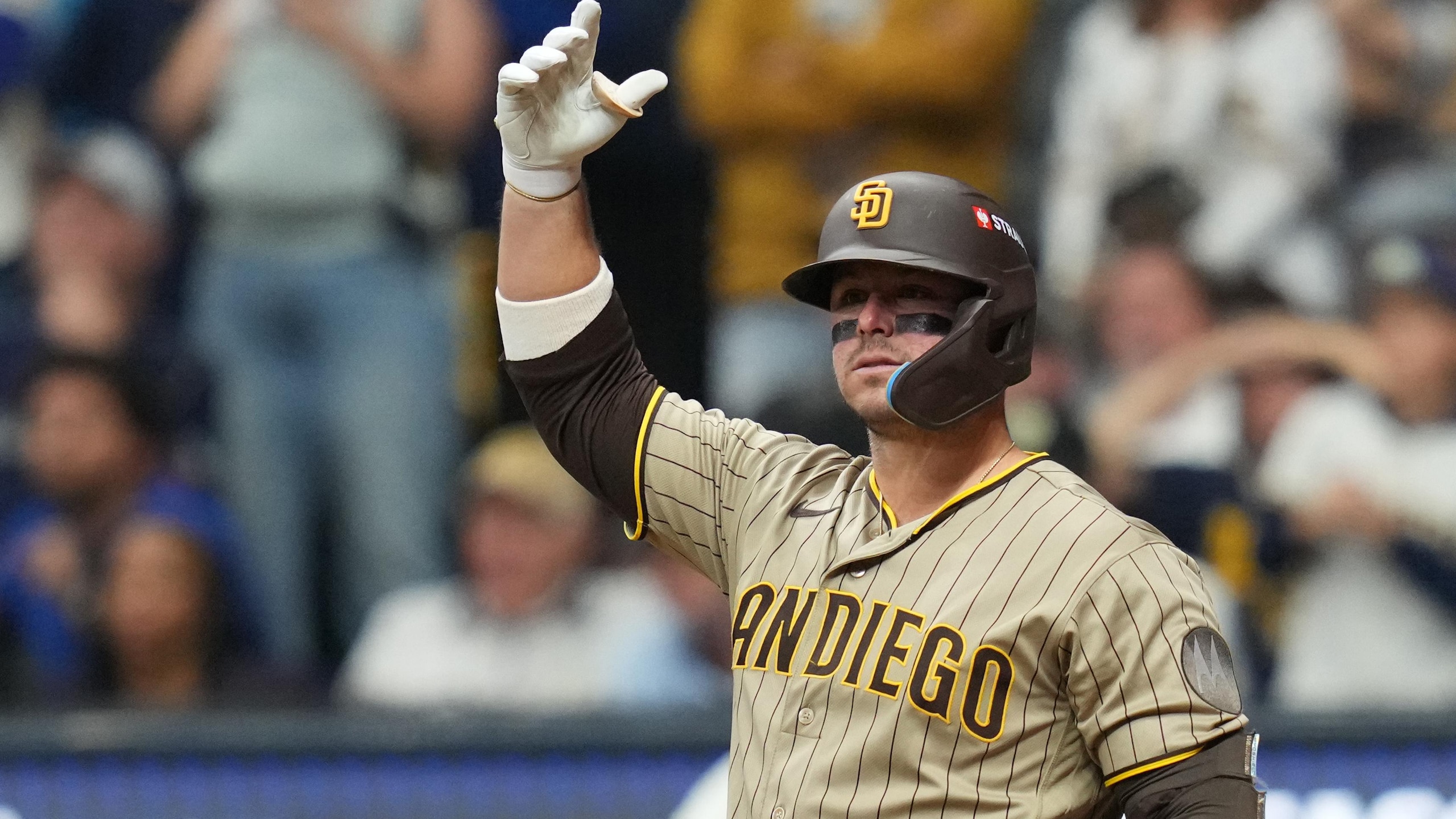 National League Division Series: San Diego Padres v Milwaukee Brewers - Game One National League Division Series: San Diego Padres v Milwaukee Brewers - Game One