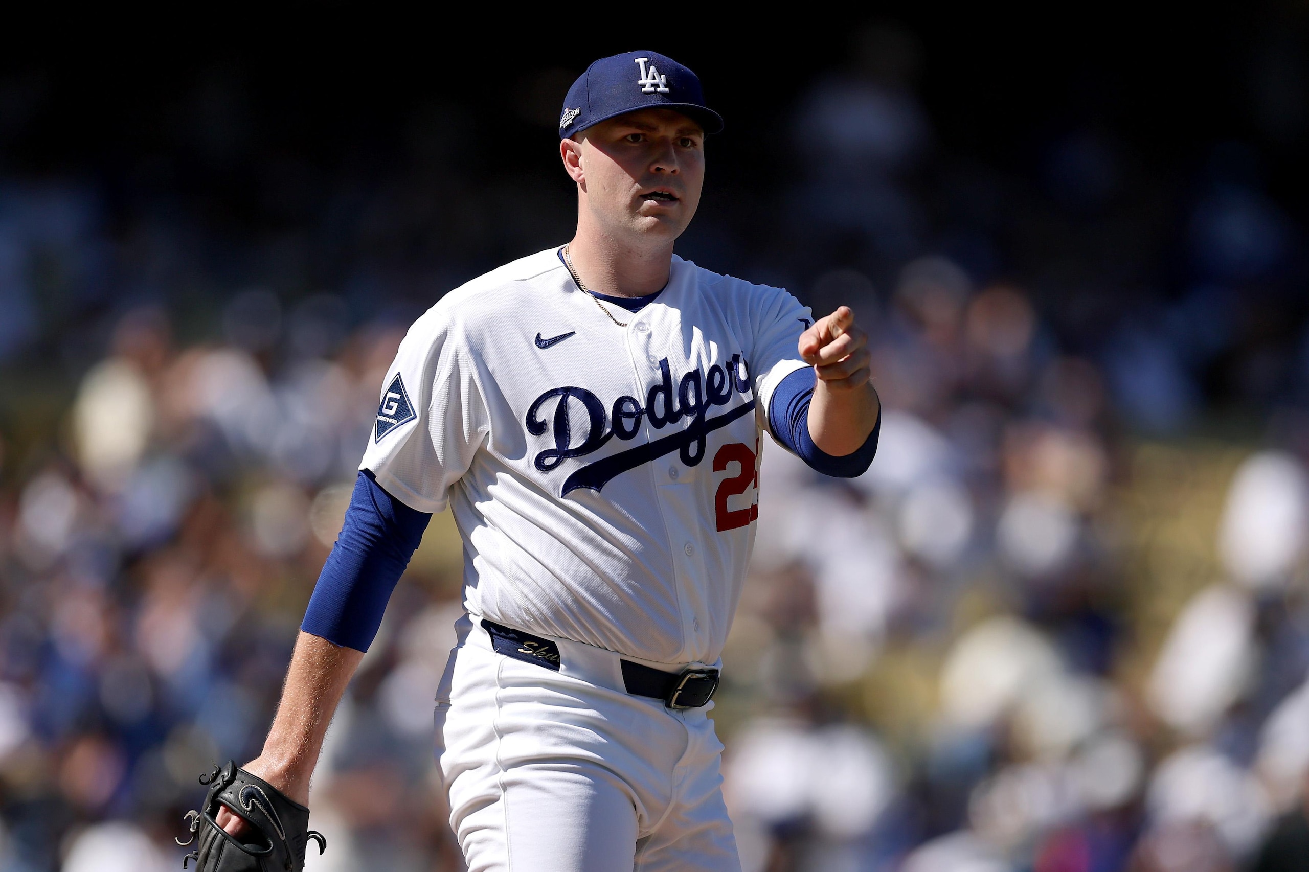 National League Division Series: Atlanta Braves v Los Angeles Dodgers - Game One