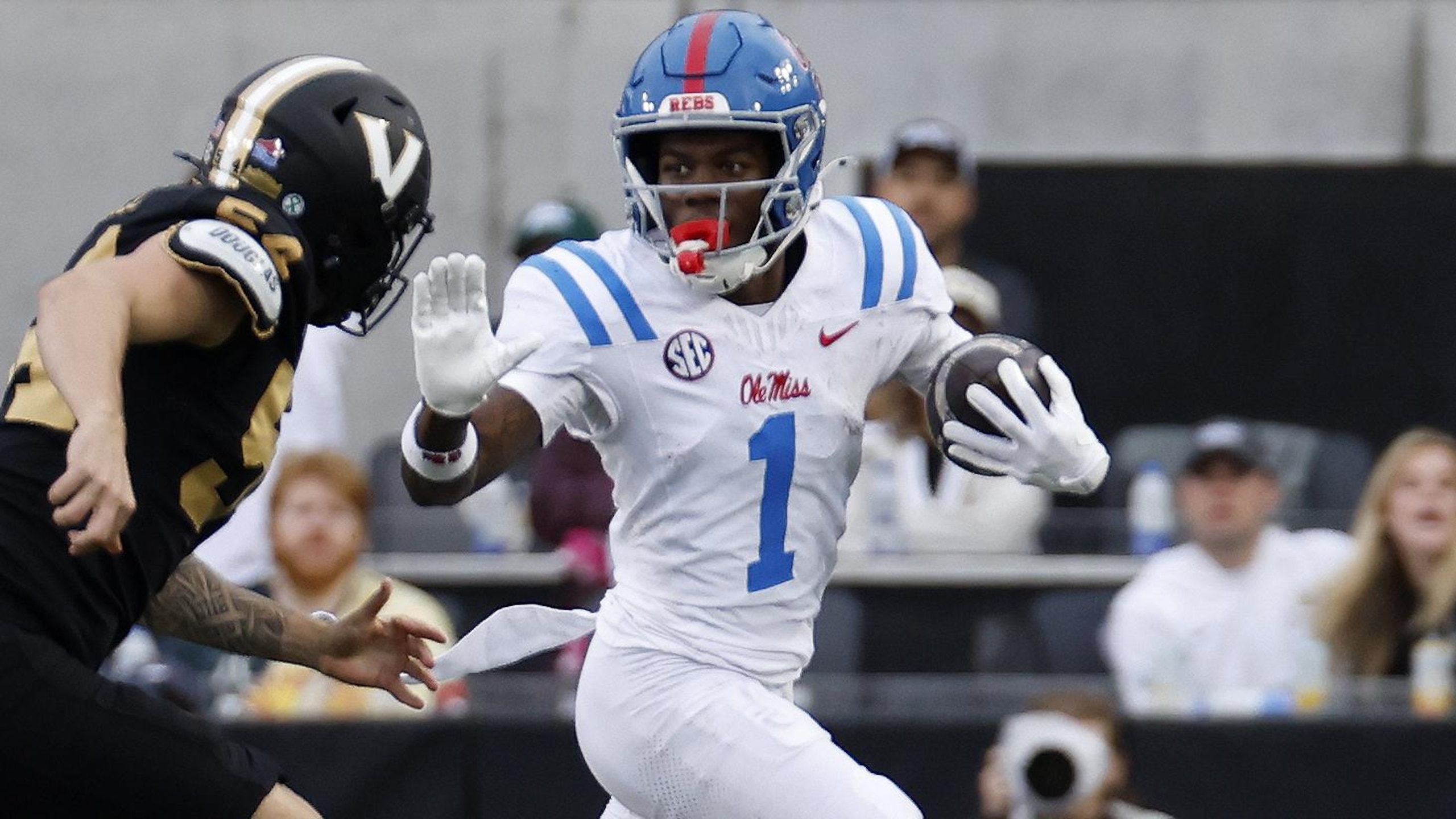 COLLEGE FOOTBALL: OCT 10 Ole Miss at Vanderbilt