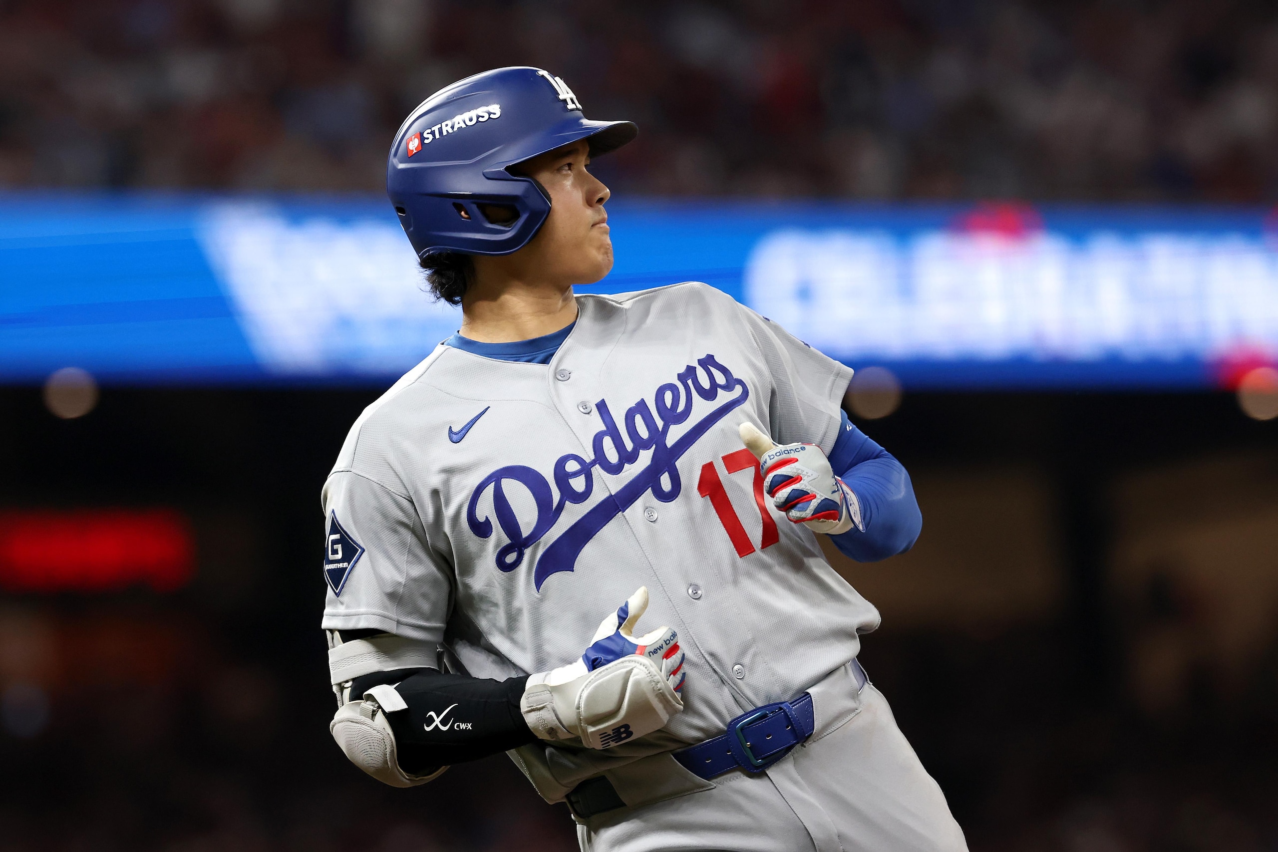 National League Division Series: Los Angeles Dodgers v Atlanta Braves - Game Four National League Division Series: Los Angeles Dodgers v Atlanta Braves - Game Four