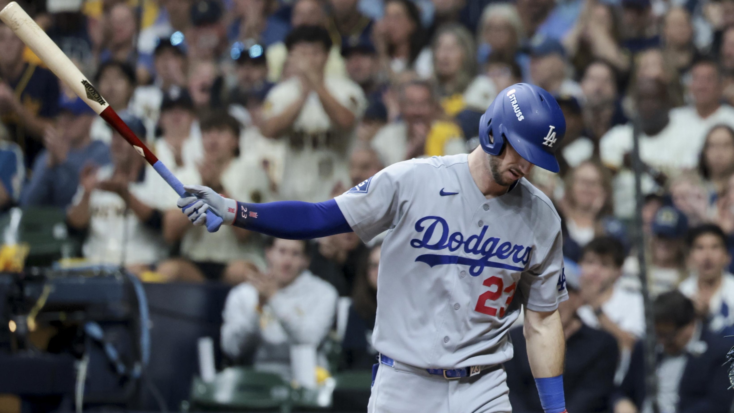 NLCS game 1: Dodgers v Brewers