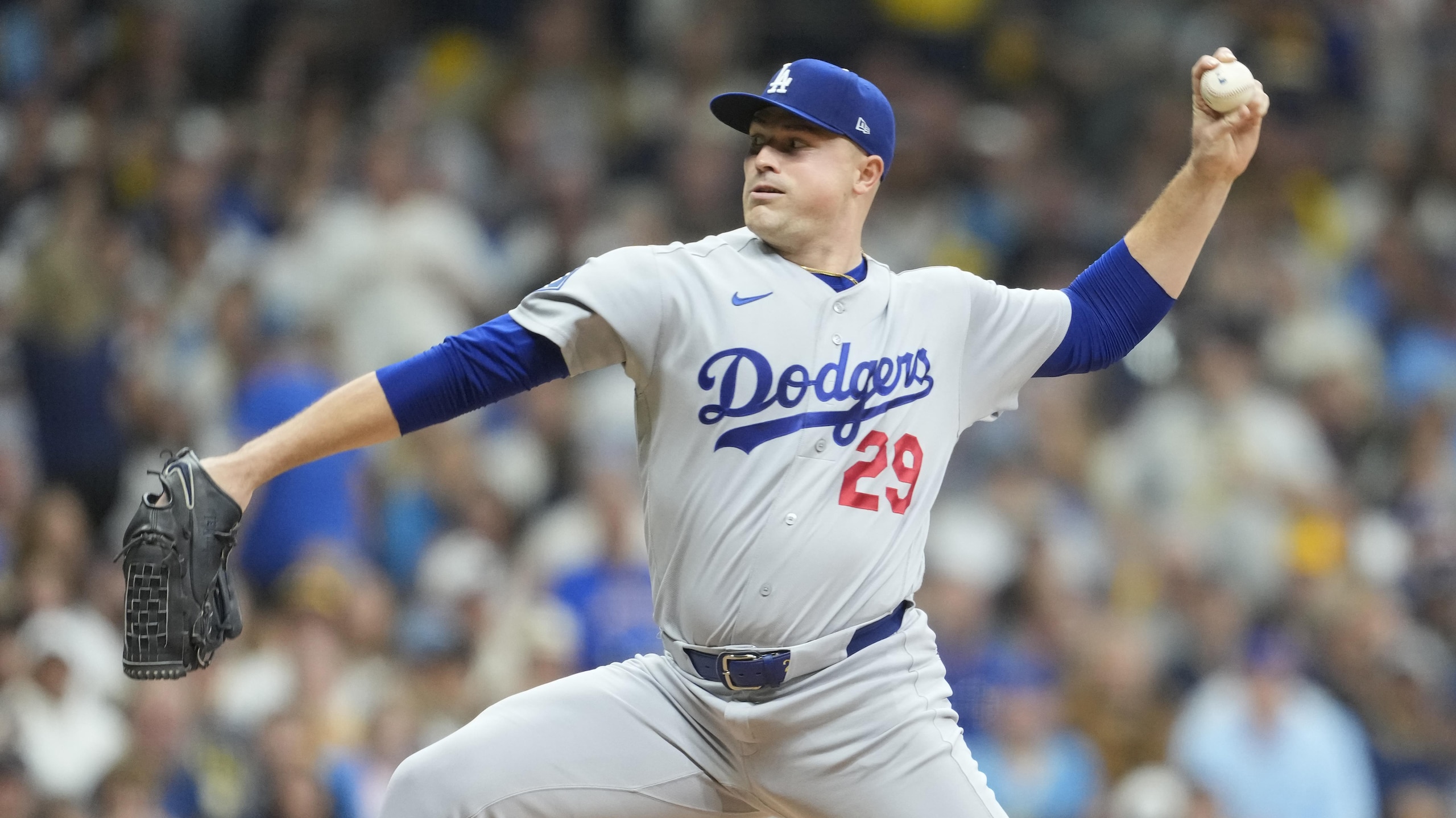 National League Championship Series: Los Angeles Dodgers v Milwaukee Brewers - Game One