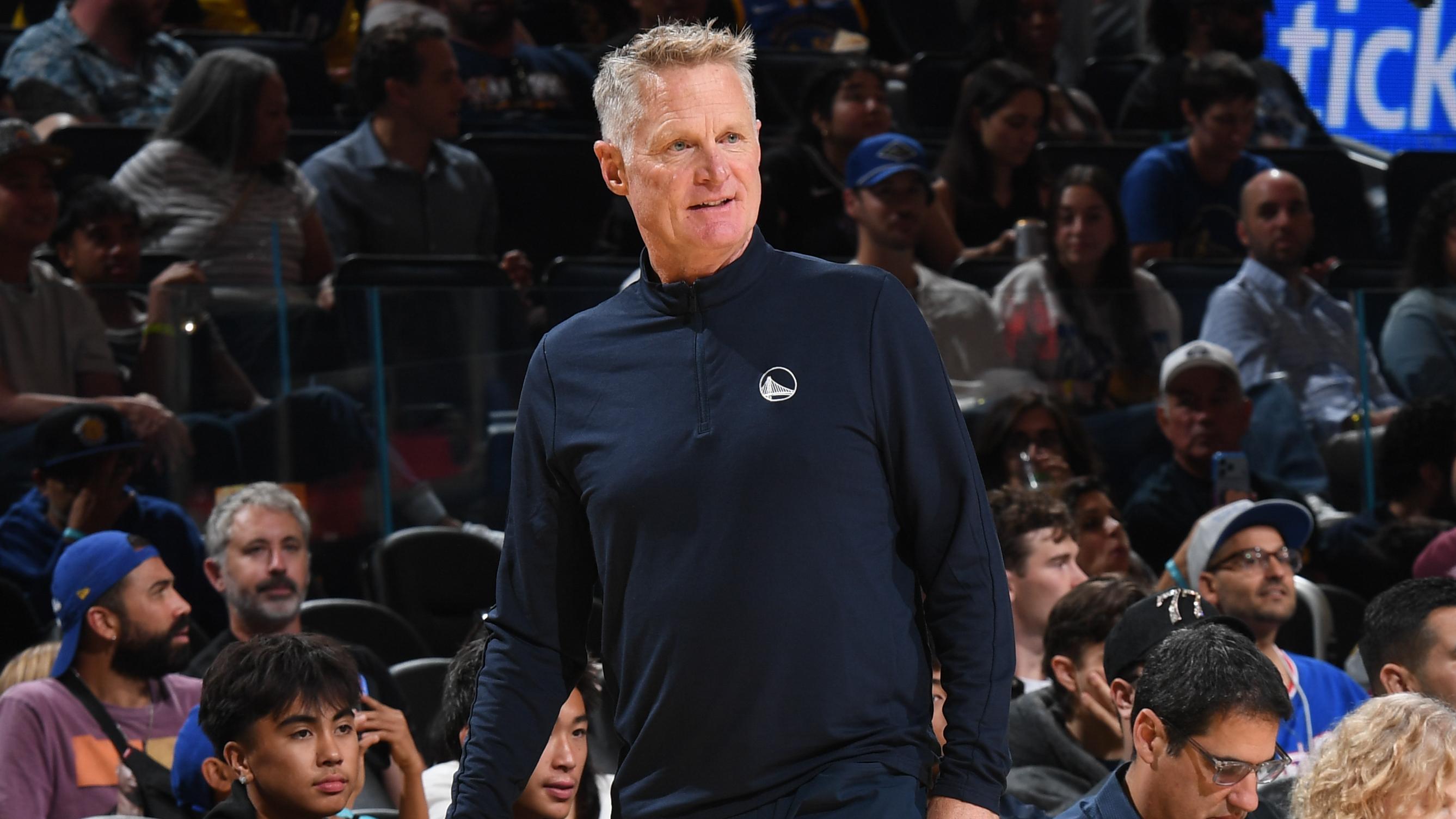 bleacherreport.com - Mike Chiari - Watch Steve Kerr Appear to React to Look-Alike in Viral Video from Warriors' Game vs. Lakers