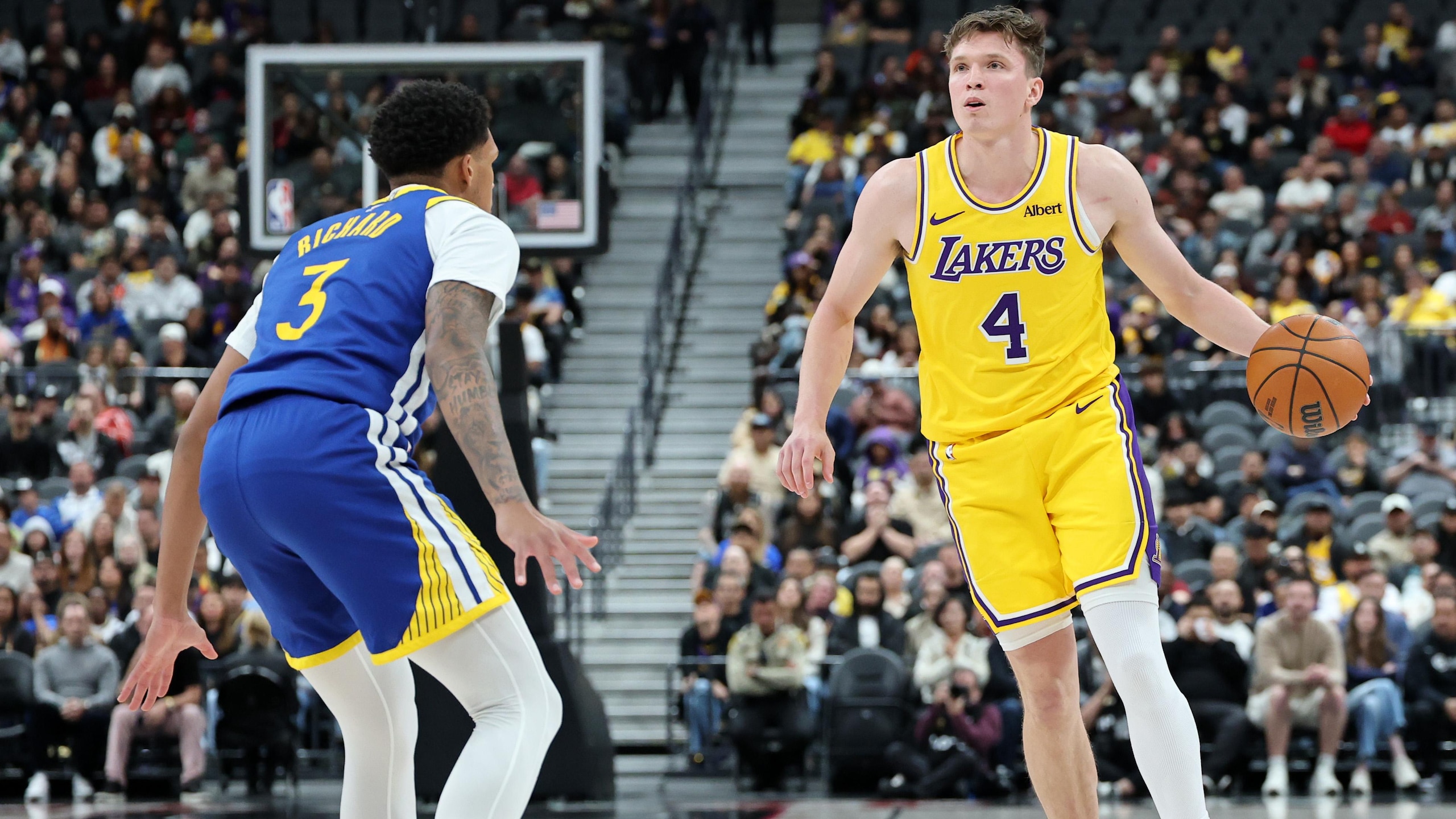 Golden State Warriors v Los Angeles Lakers