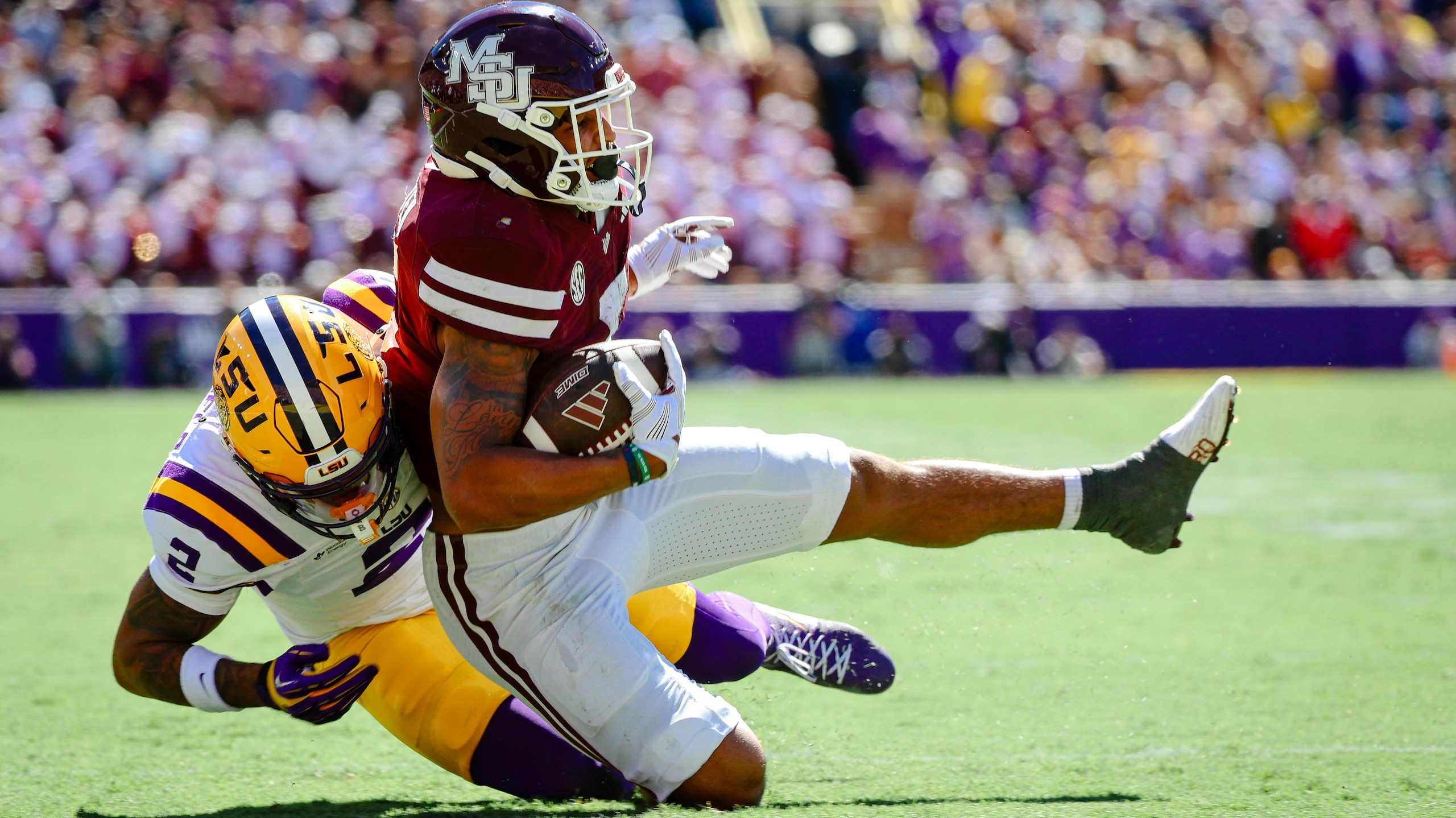 COLLEGE FOOTBALL: OCT 17 Mississippi State at LSU