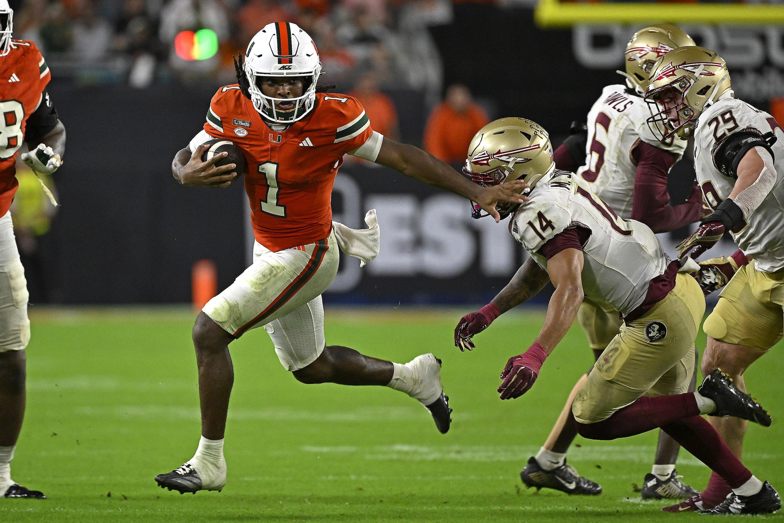 COLLEGE FOOTBALL: OCT 17 Florida State at Miami COLLEGE FOOTBALL: OCT 17 Florida State at Miami