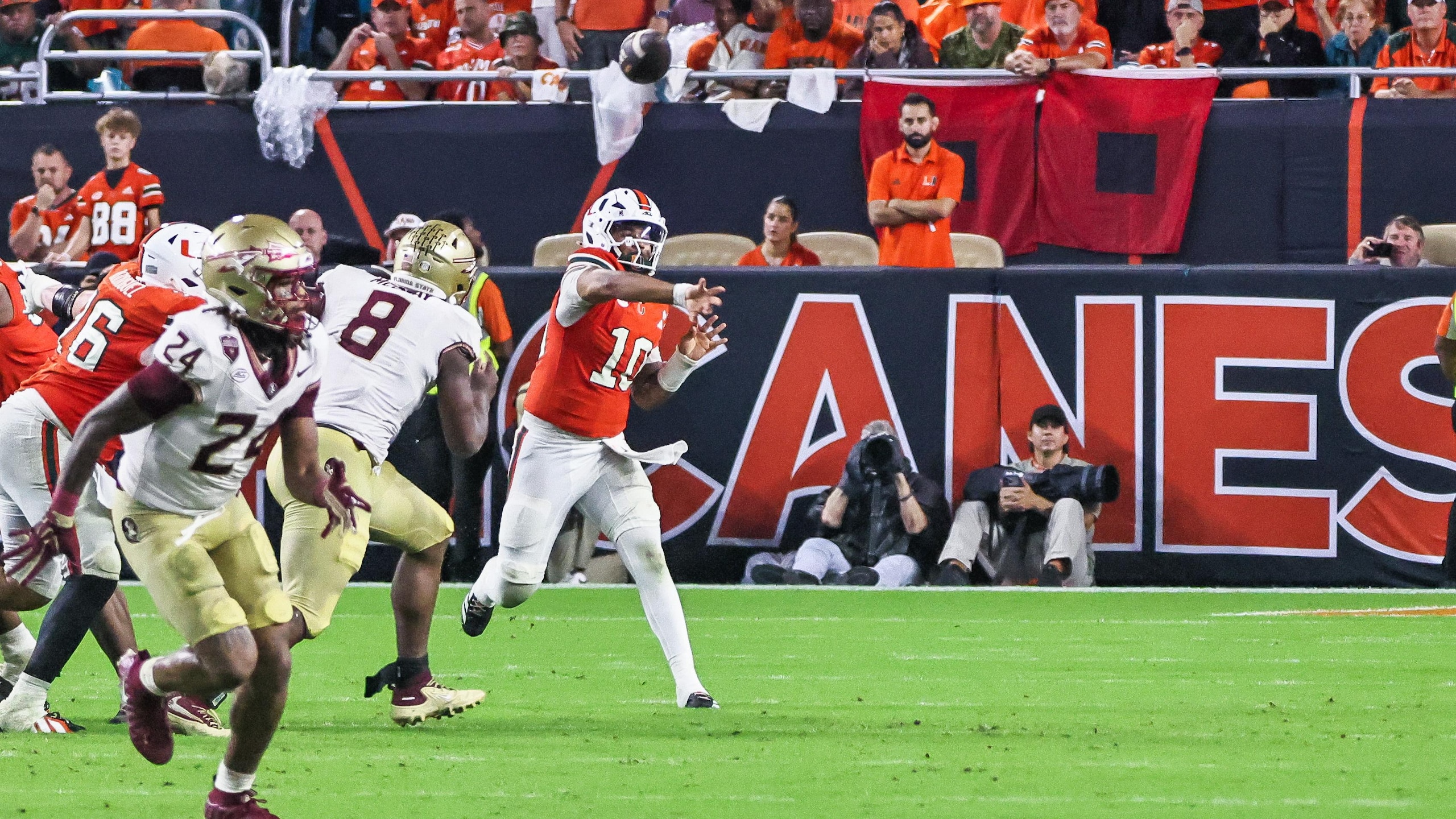 COLLEGE FOOTBALL: OCT 17 Florida State at Miami