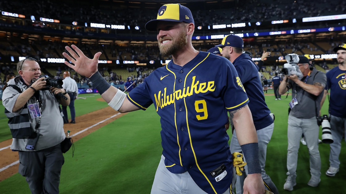 Jake Bauers named NLCS MVP as Brewers sweep Dodgers