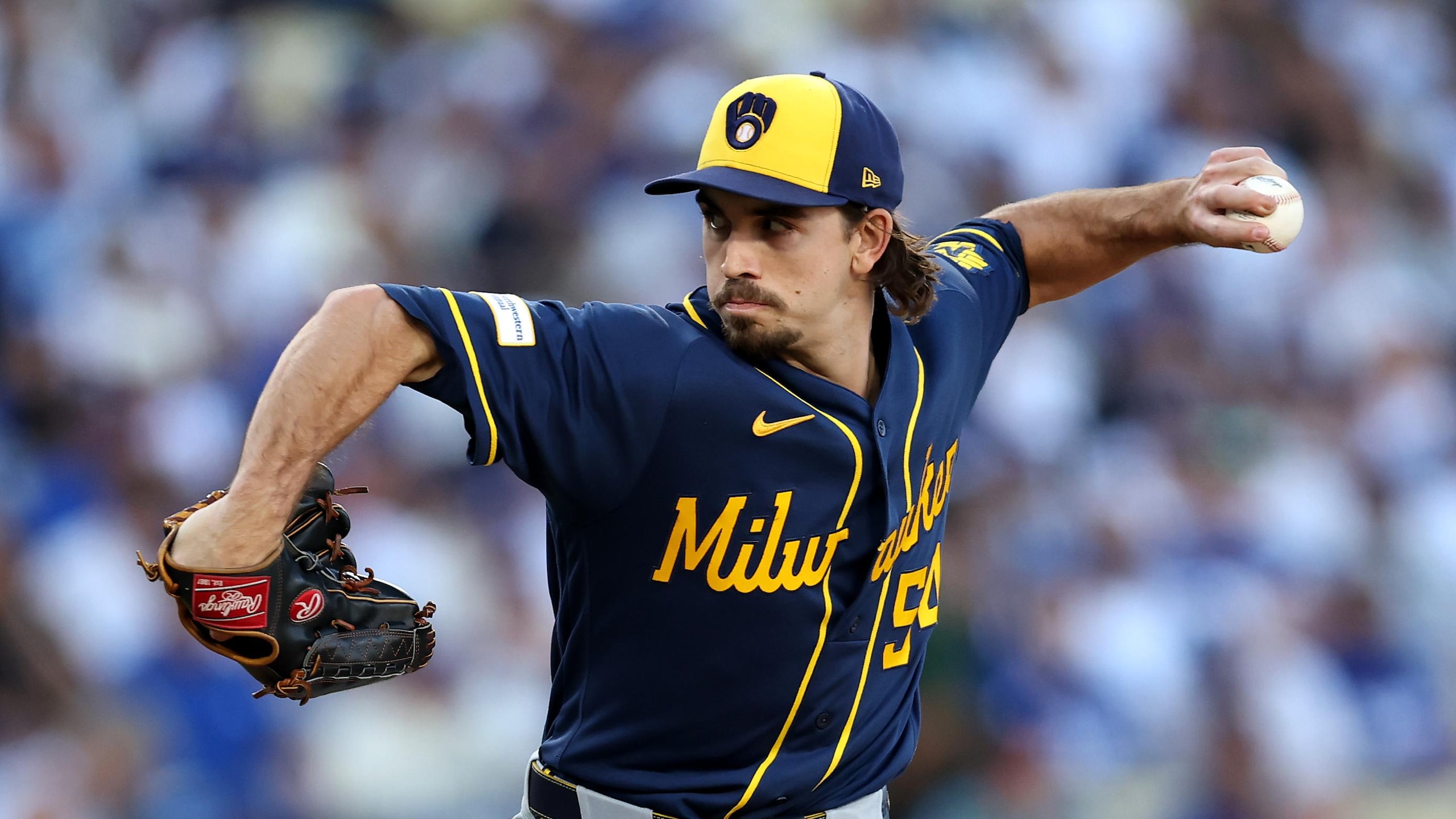 National League Championship Series: Milwaukee Brewers v Los Angeles Dodgers - Game Three National League Championship Series: Milwaukee Brewers v Los Angeles Dodgers - Game Three