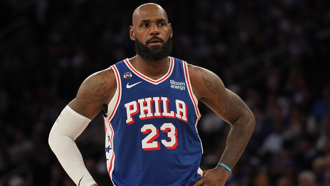 LeBron James' Trash Talk With Knicks Fan Shown in Viral Videos From 76ers' Win in NBA Opener