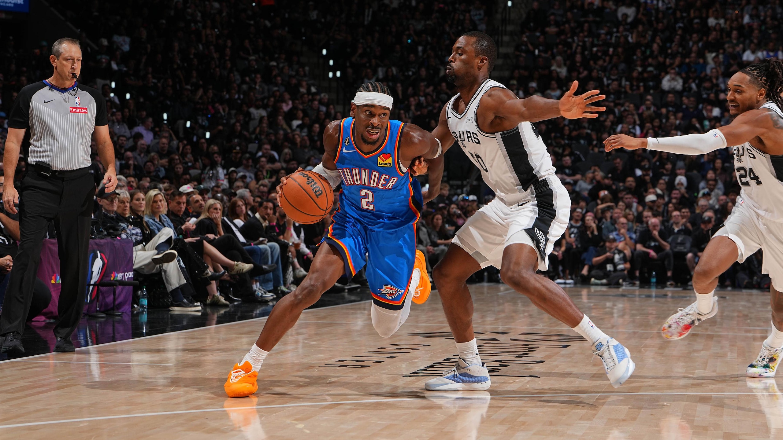 Oklahoma City Thunder v San Antonio Spurs Oklahoma City Thunder v San Antonio Spurs
