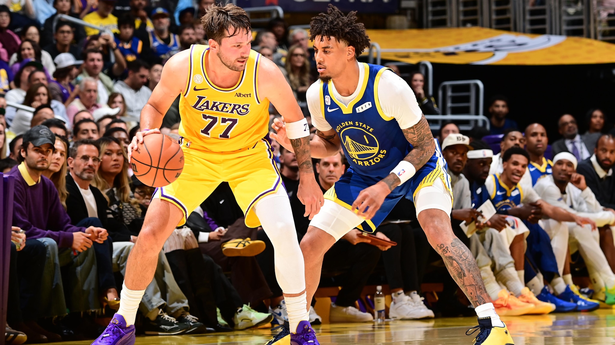 Golden State Warriors v Los Angeles Lakers