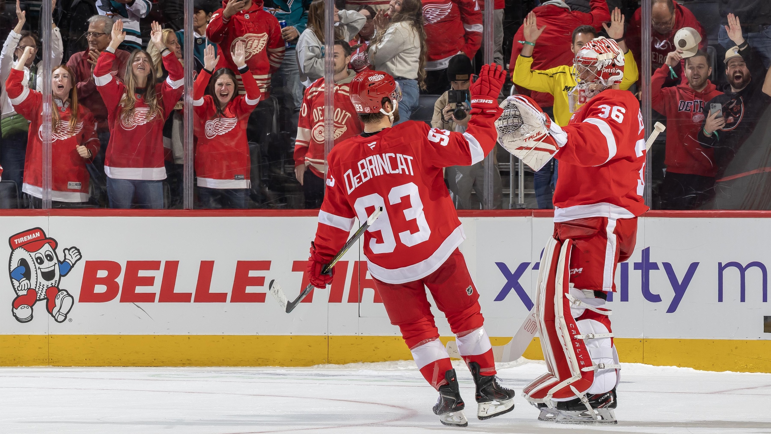 San Jose Sharks v Detroit Red Wings