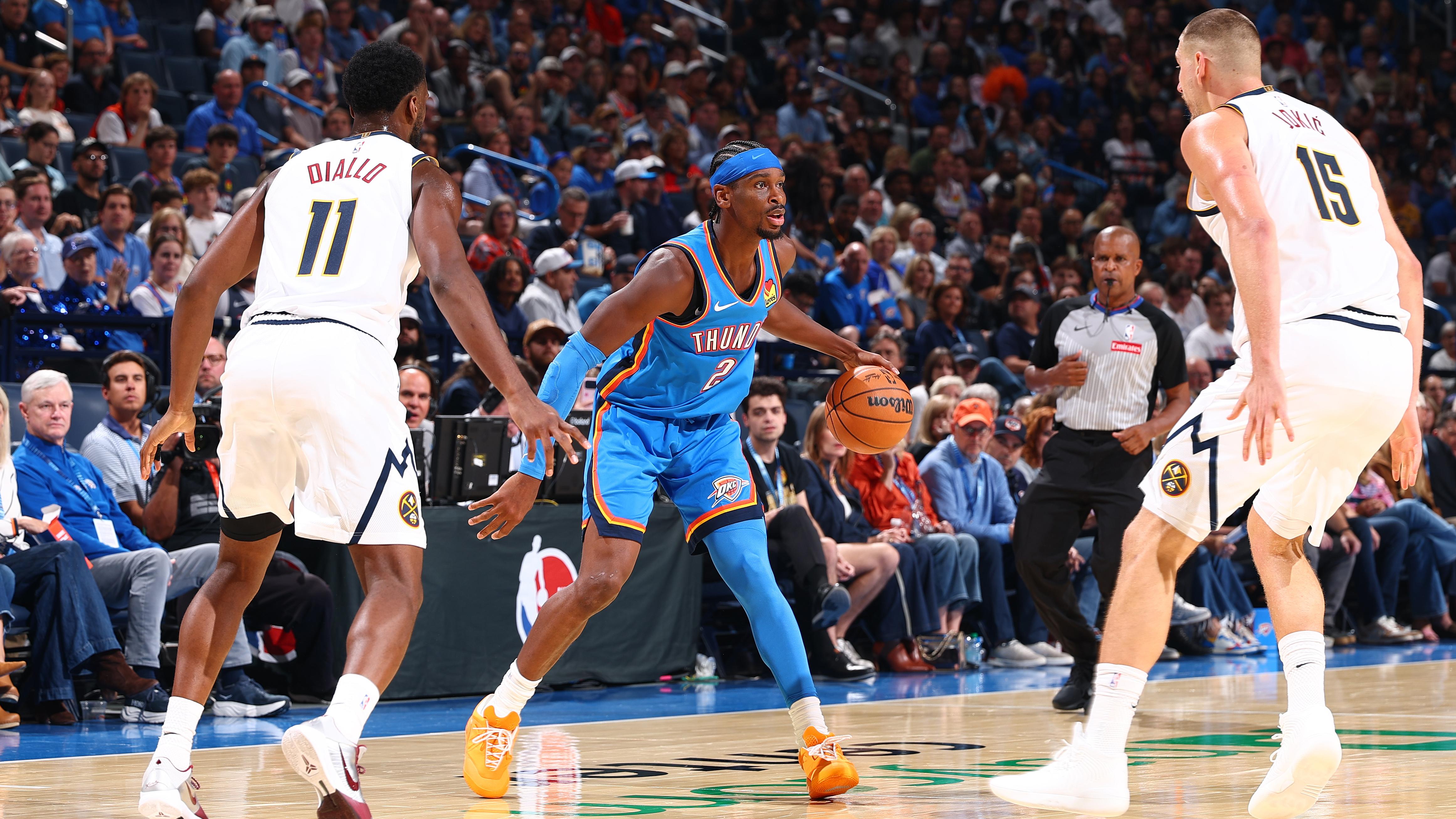 Gilgeous-Alexander's 20-Point Streak Snapped as Thunder Edge Nuggets in Defensive Struggle