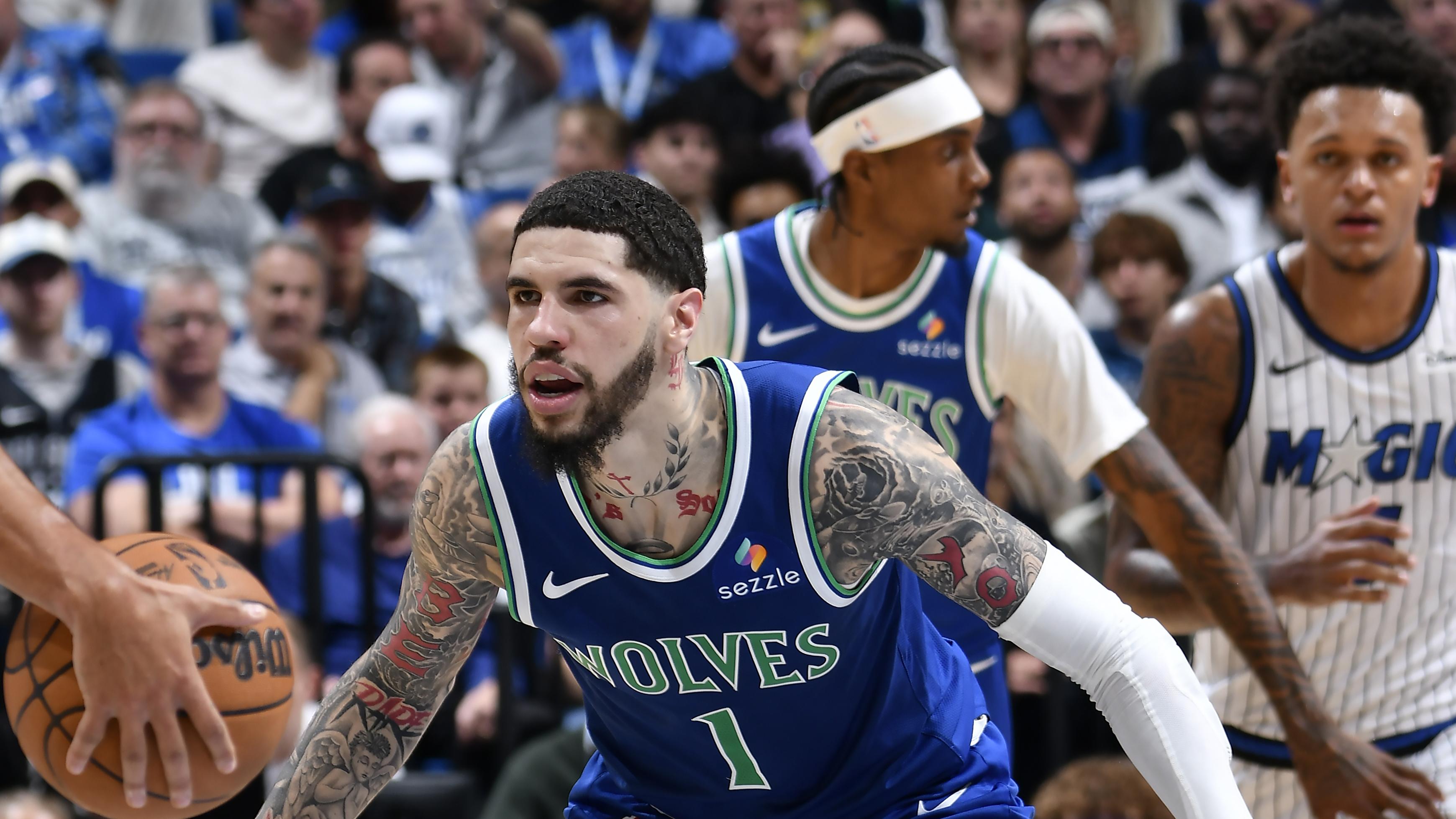 Lonzo Ball Shouts Out LaMelo's Defense in Trending Post During T-Wolves Win vs. Magic