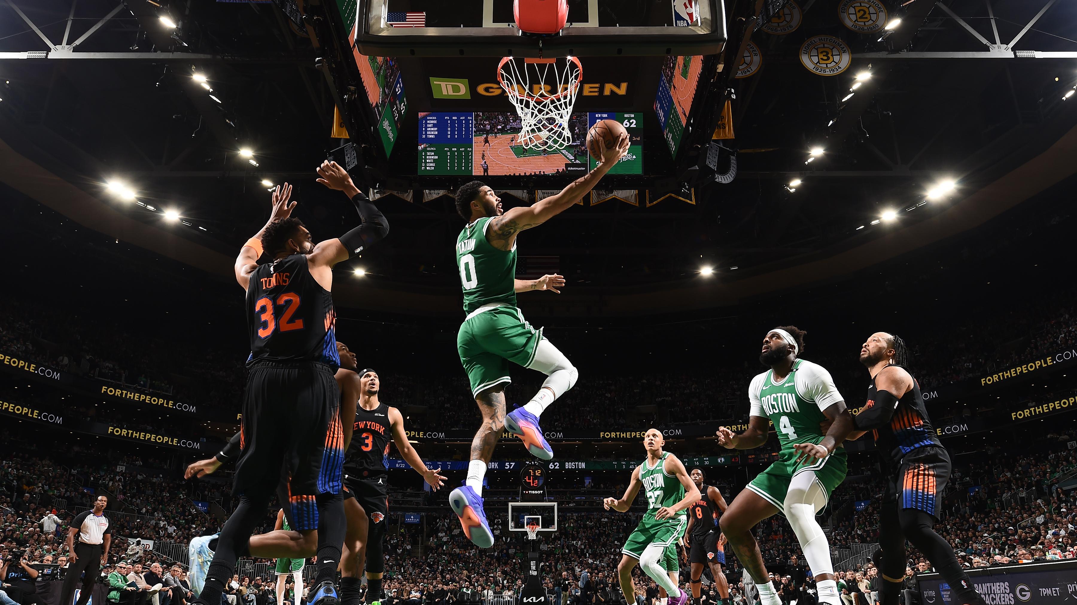 Knicks Lose to Celtics to Start 0-2, Box Score Stats, Highlights for Brunson, Tatum, PG, Top Players