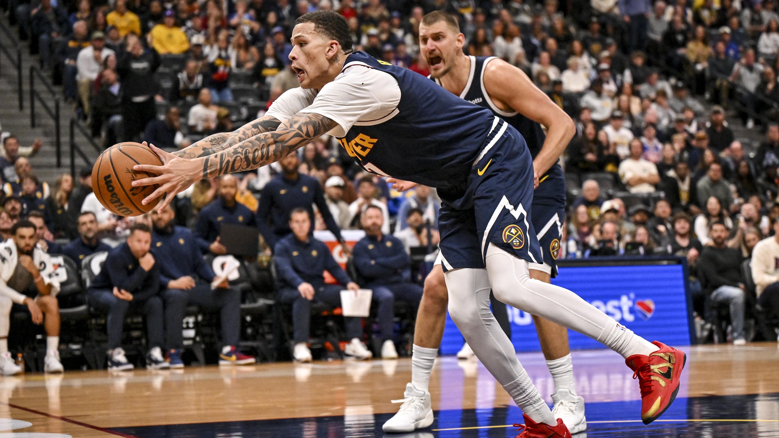 DENVER NUGGETS VS NEW ORLEANS PELICANS, NBA PLAYOFFS DENVER NUGGETS VS NEW ORLEANS PELICANS, NBA PLAYOFFS
