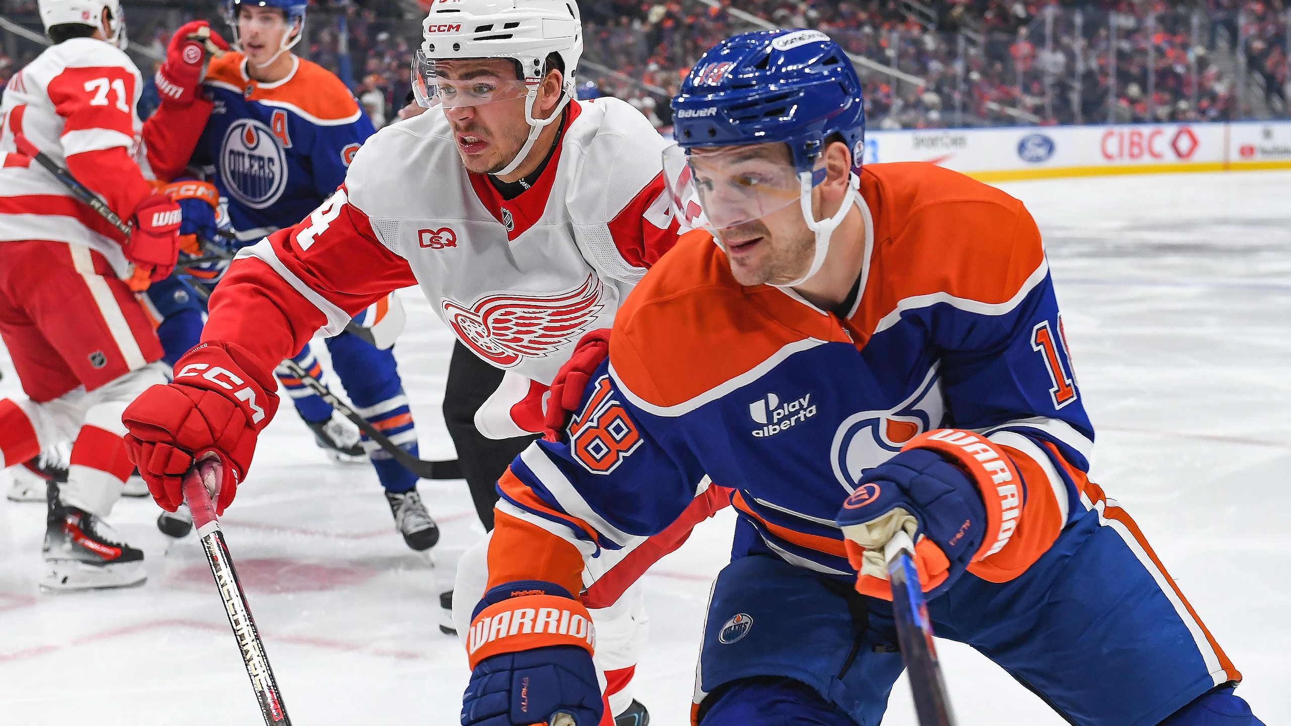 Detroit Red Wings v Edmonton Oilers