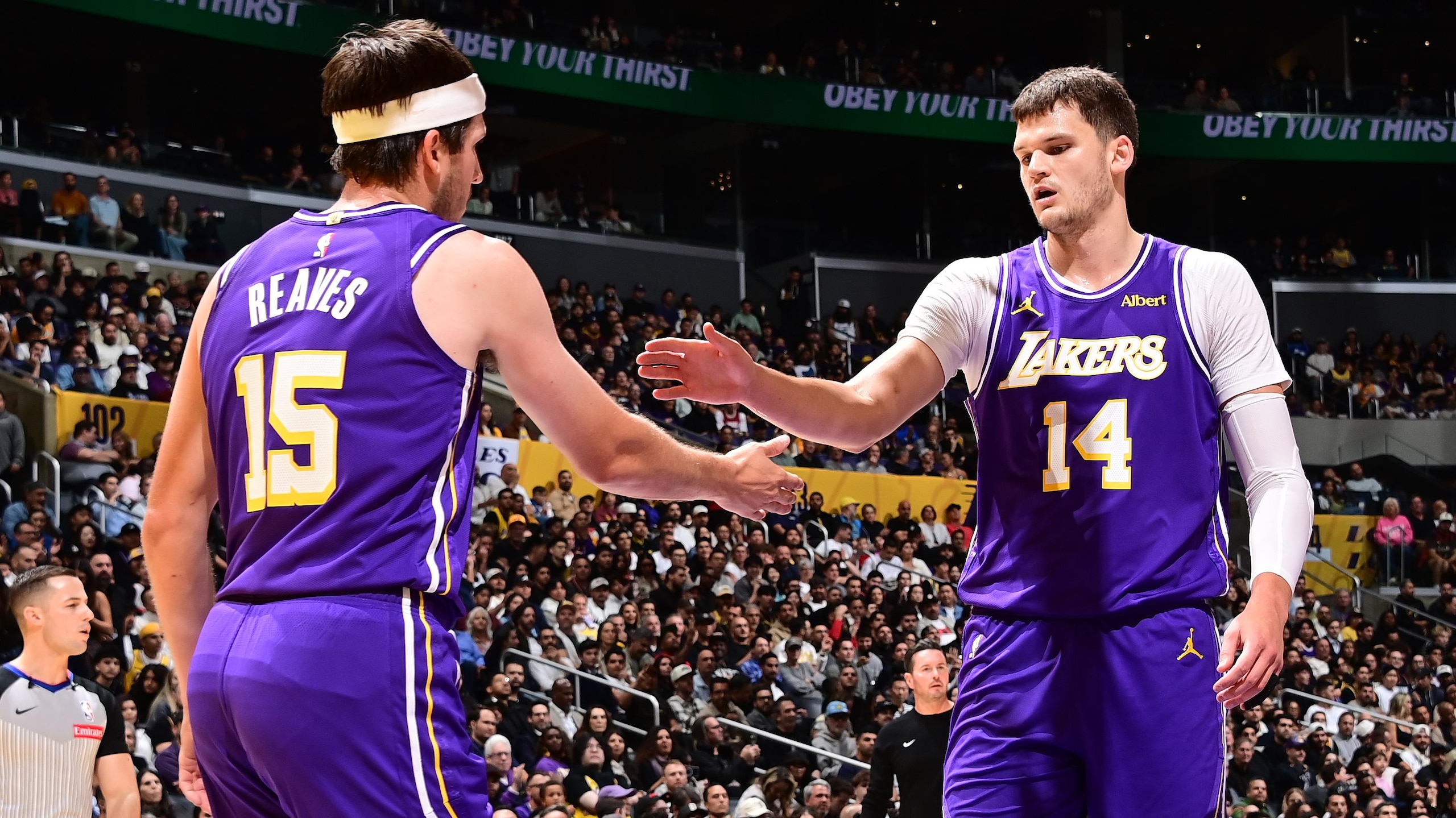 Portland Trail Blazers v Los Angeles Lakers
