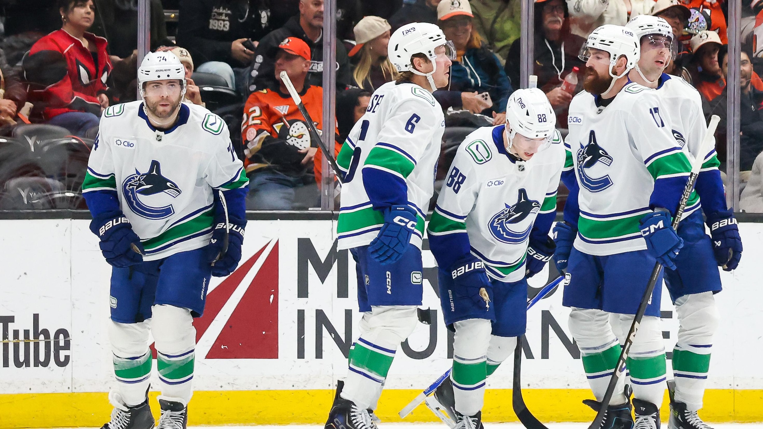 Vancouver Canucks v Anaheim Ducks