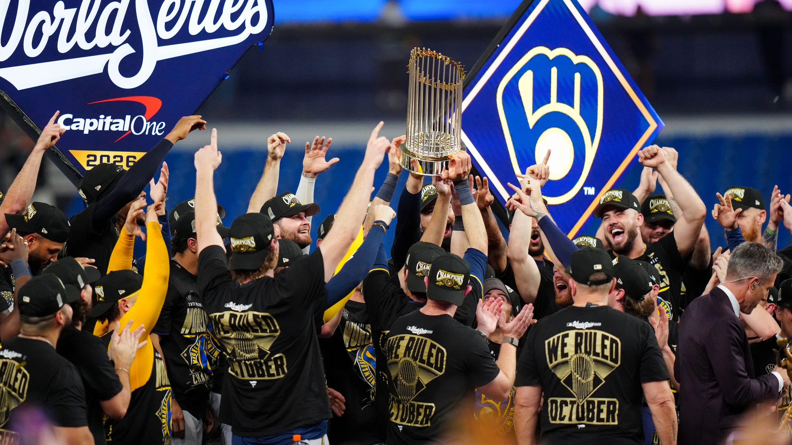 World Series - Milwaukee Brewers v Tampa Bay Rays - Game 5
