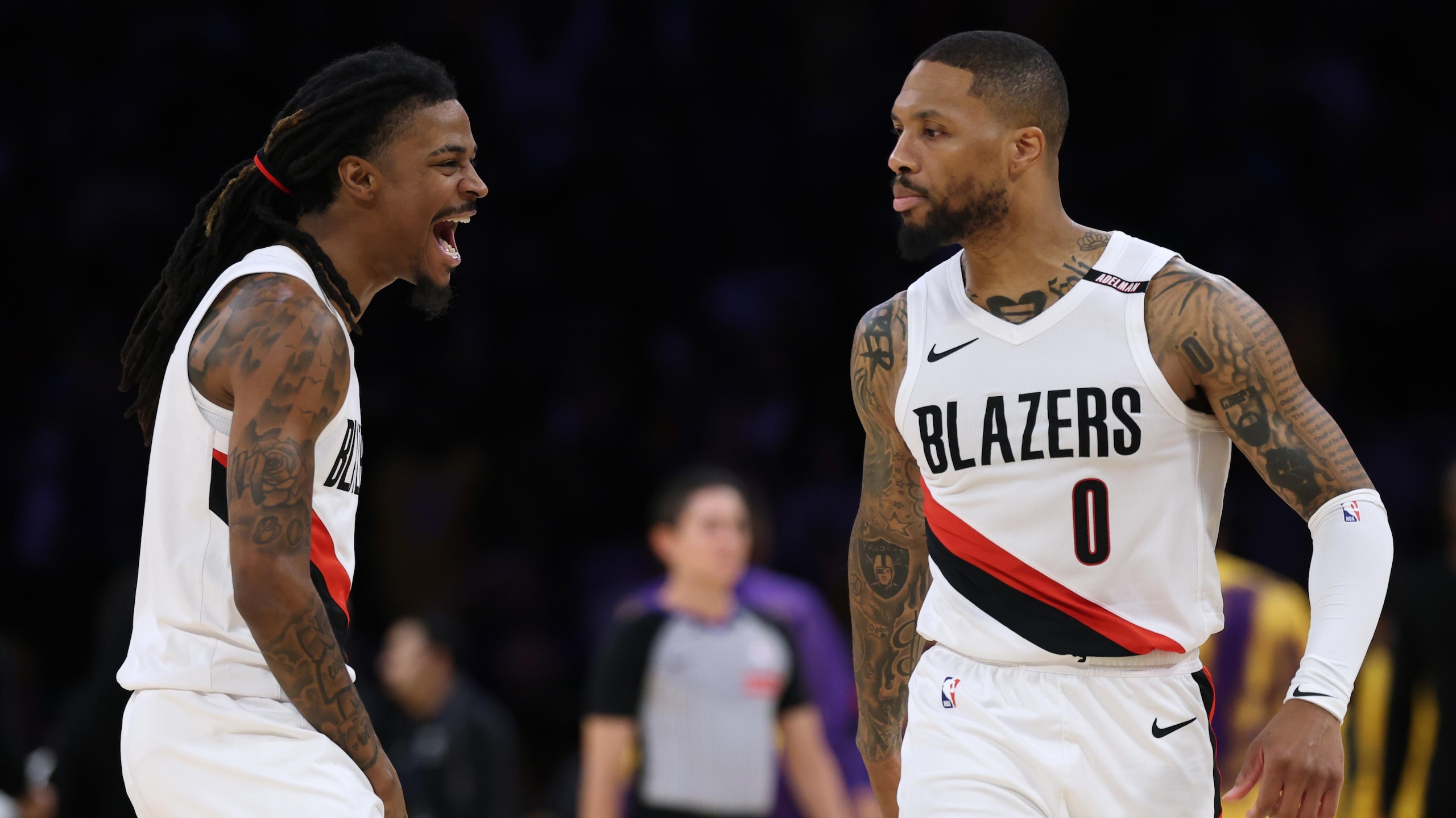 Portland Trail Blazers v Los Angeles Lakers Portland Trail Blazers v Los Angeles Lakers