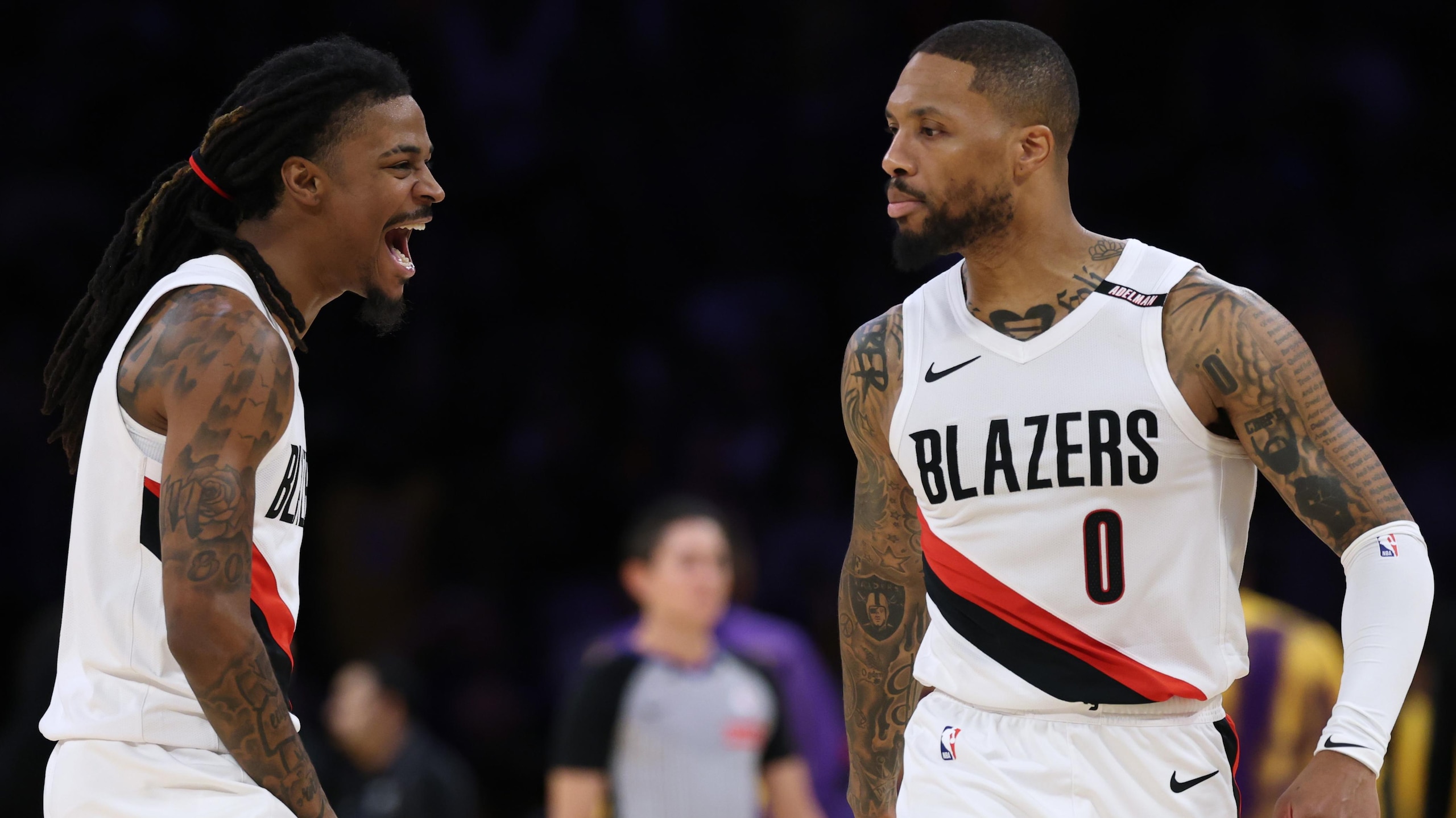 Portland Trail Blazers v Los Angeles Lakers