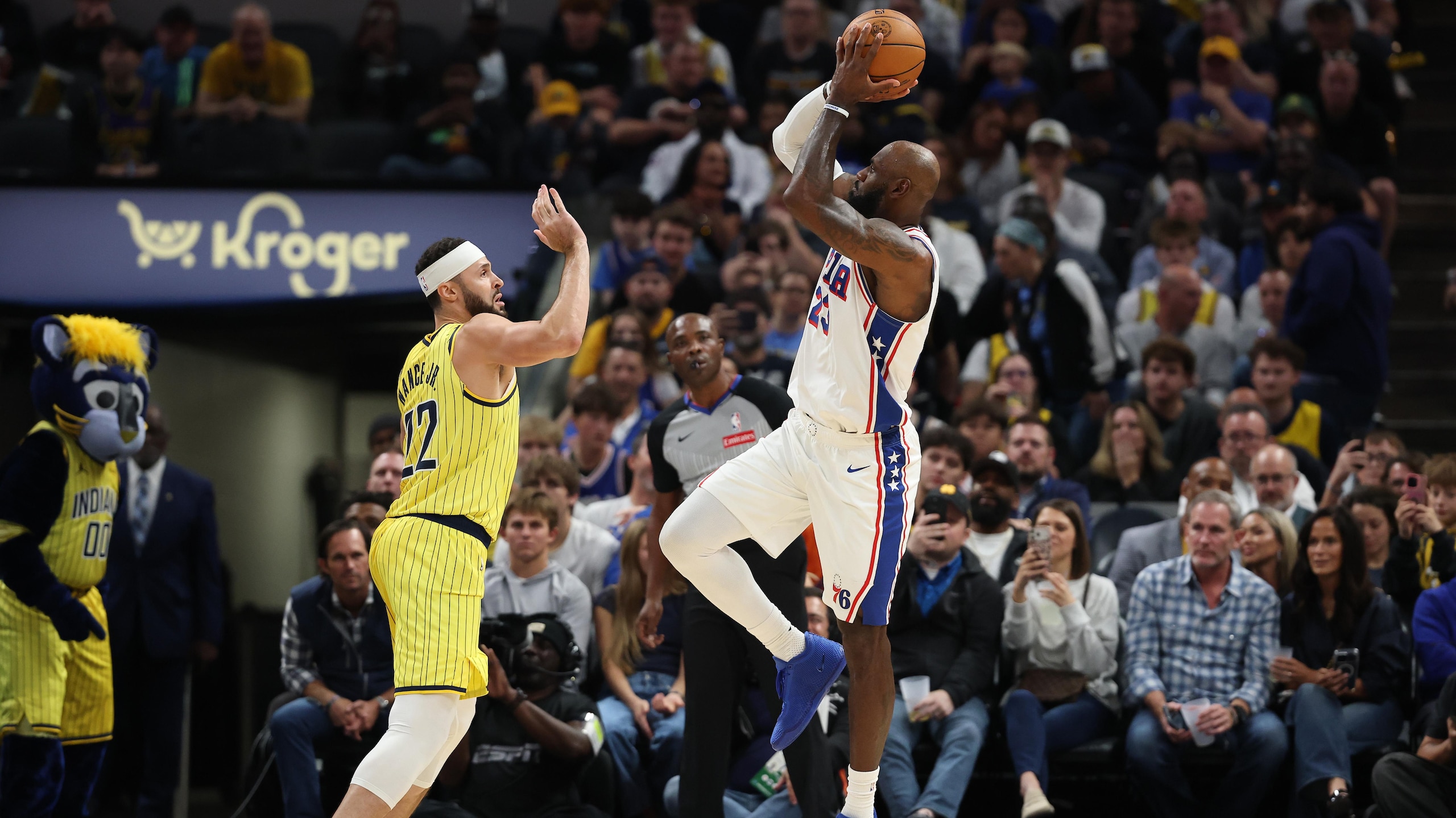 Philadelphia 76ers v Indiana Pacers Philadelphia 76ers v Indiana Pacers