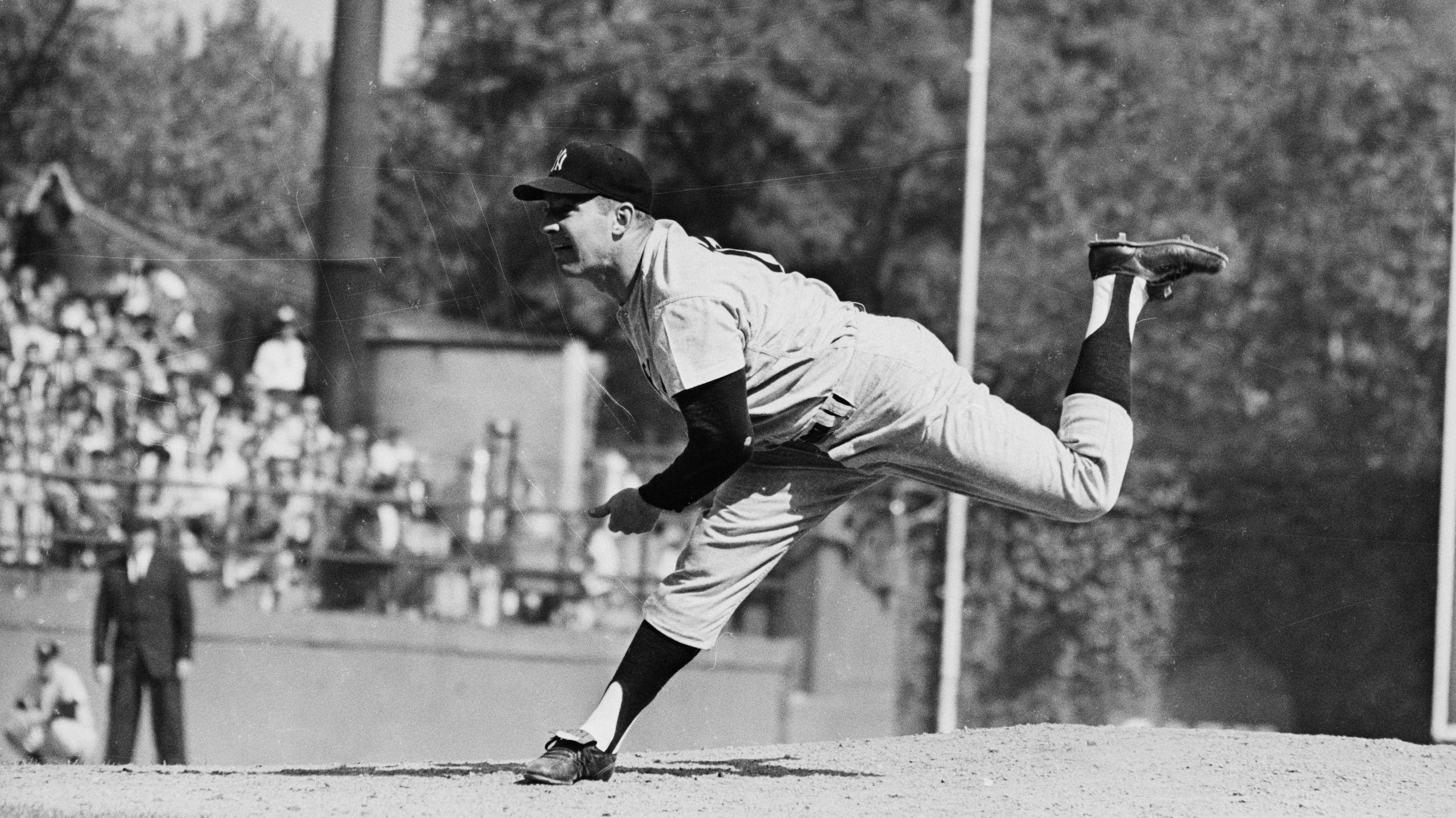 Pitcher Whitey Ford Showing His Form Pitcher Whitey Ford Showing His Form