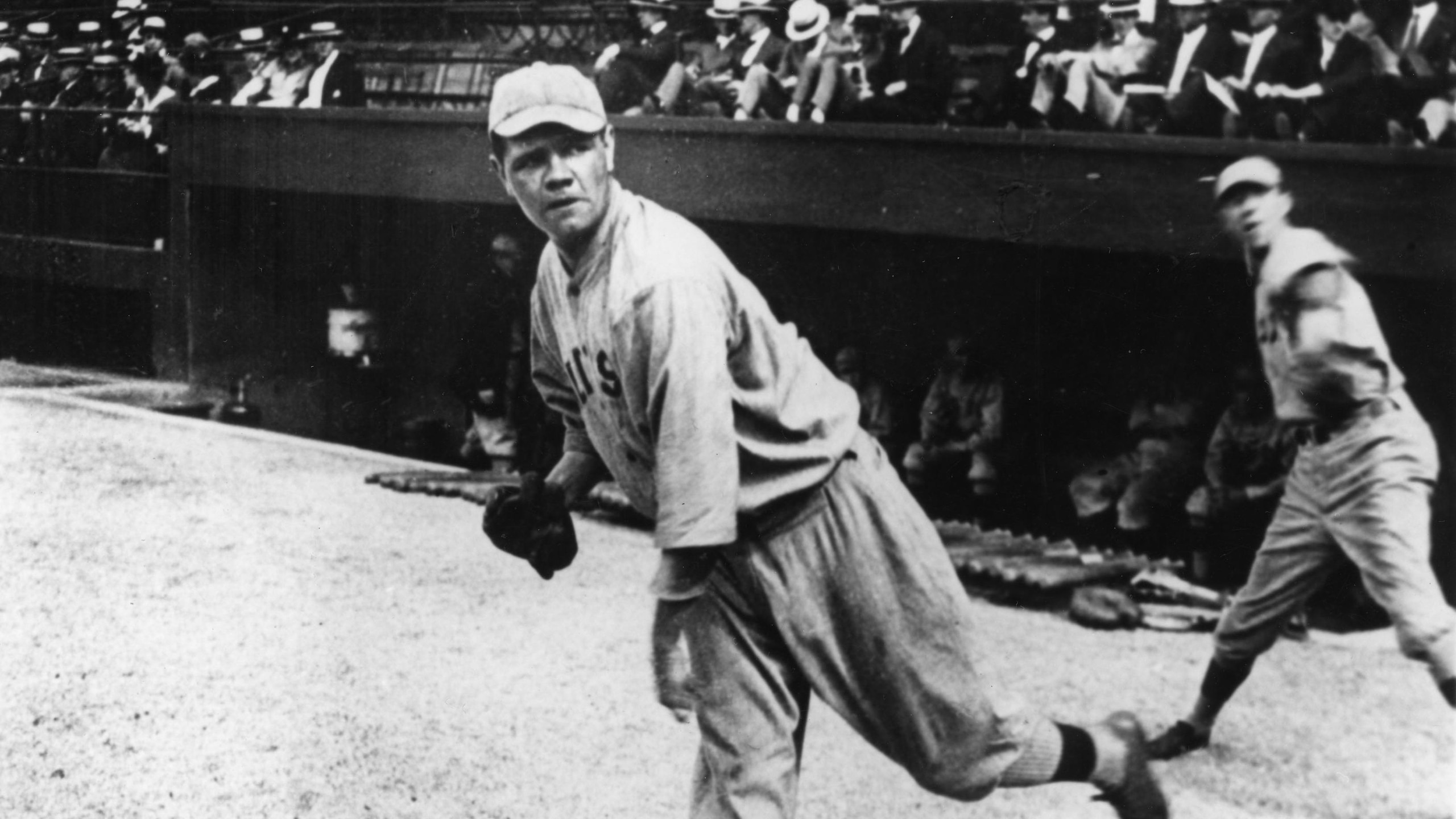 Babe Ruth Warming Up 1919 Babe Ruth Warming Up 1919