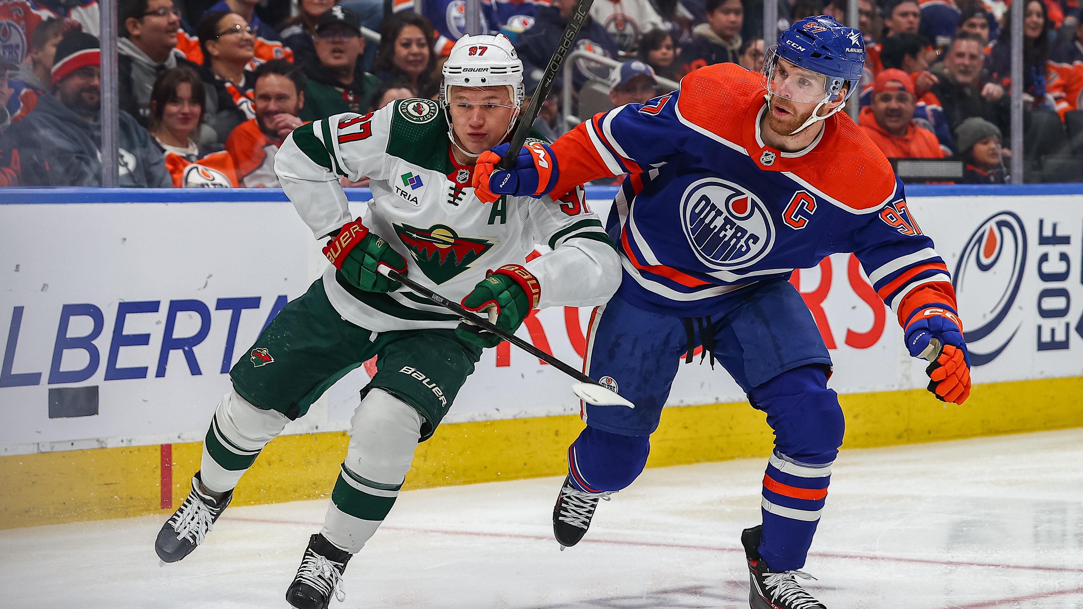 NHL: FEB 23 Wild at Oilers